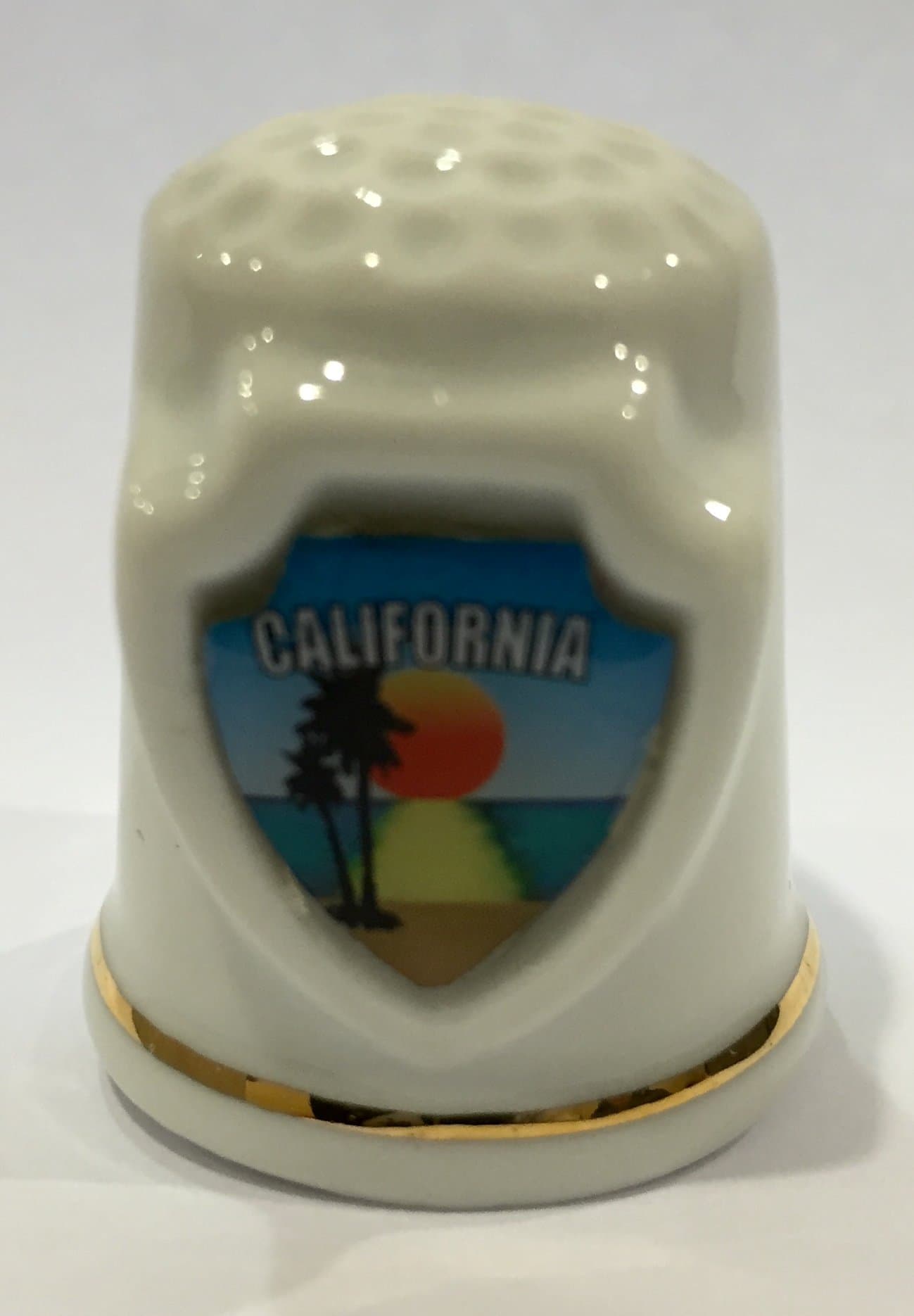 California Souvenir Collectible Lpco Thimble