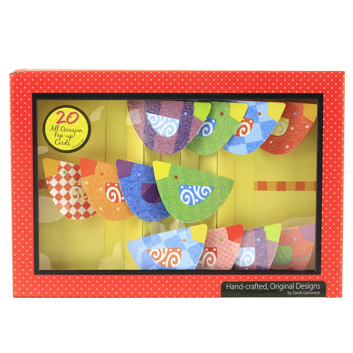 20 Pop-up All Occasion Accordion Handcrafted Card Set By Sandi Genovese