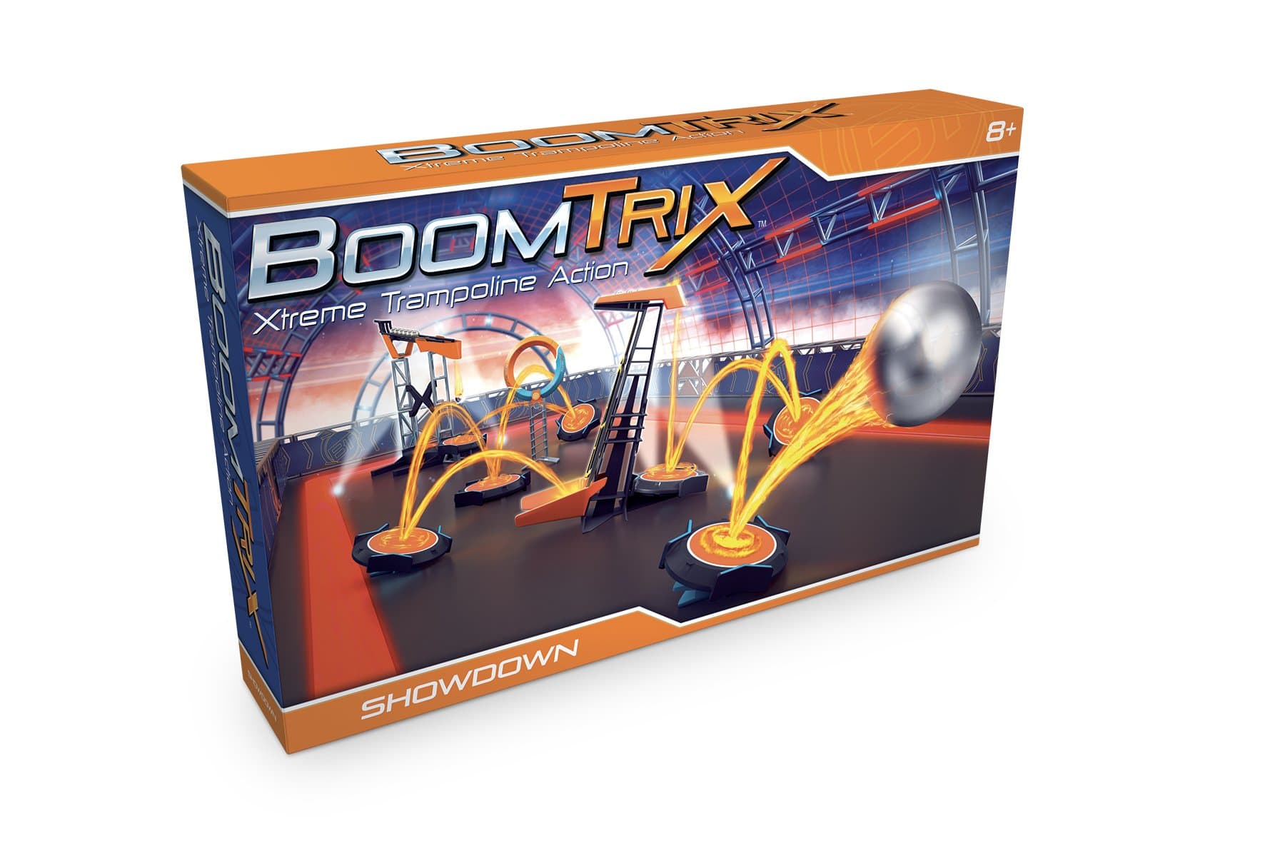 GoliathToys 80603 Goliath Boom Trix Showdown Set, Xtreme Trampoline Action for Children from 8 Years, Multi-Coloured
