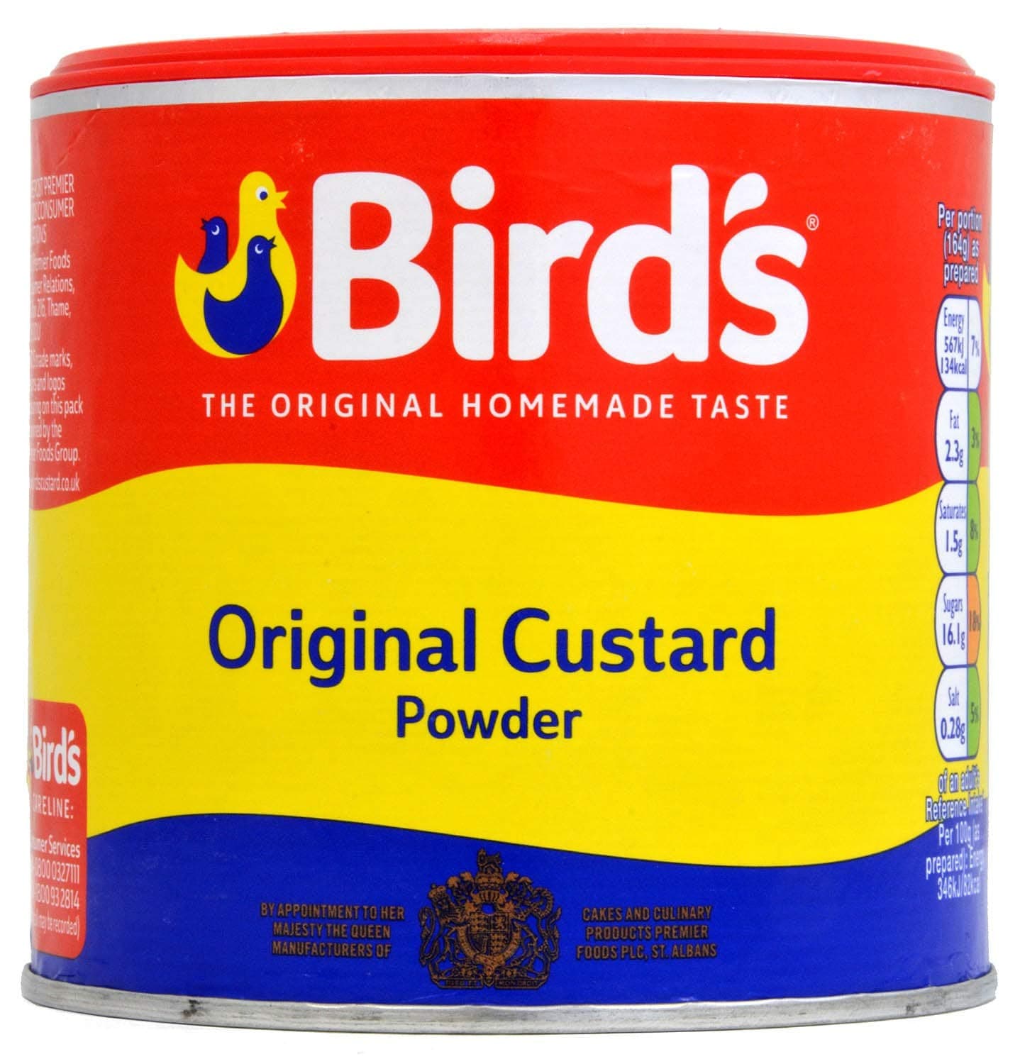 Bird's Custard Powder, 10.6 Ounce Canisters
