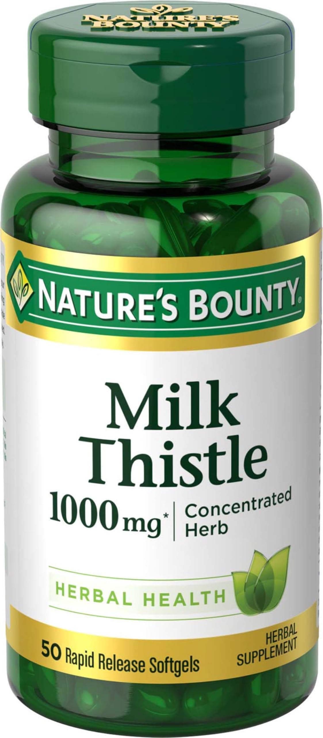 Silymarin Milk Thistle 1000mg - 50 Softgels