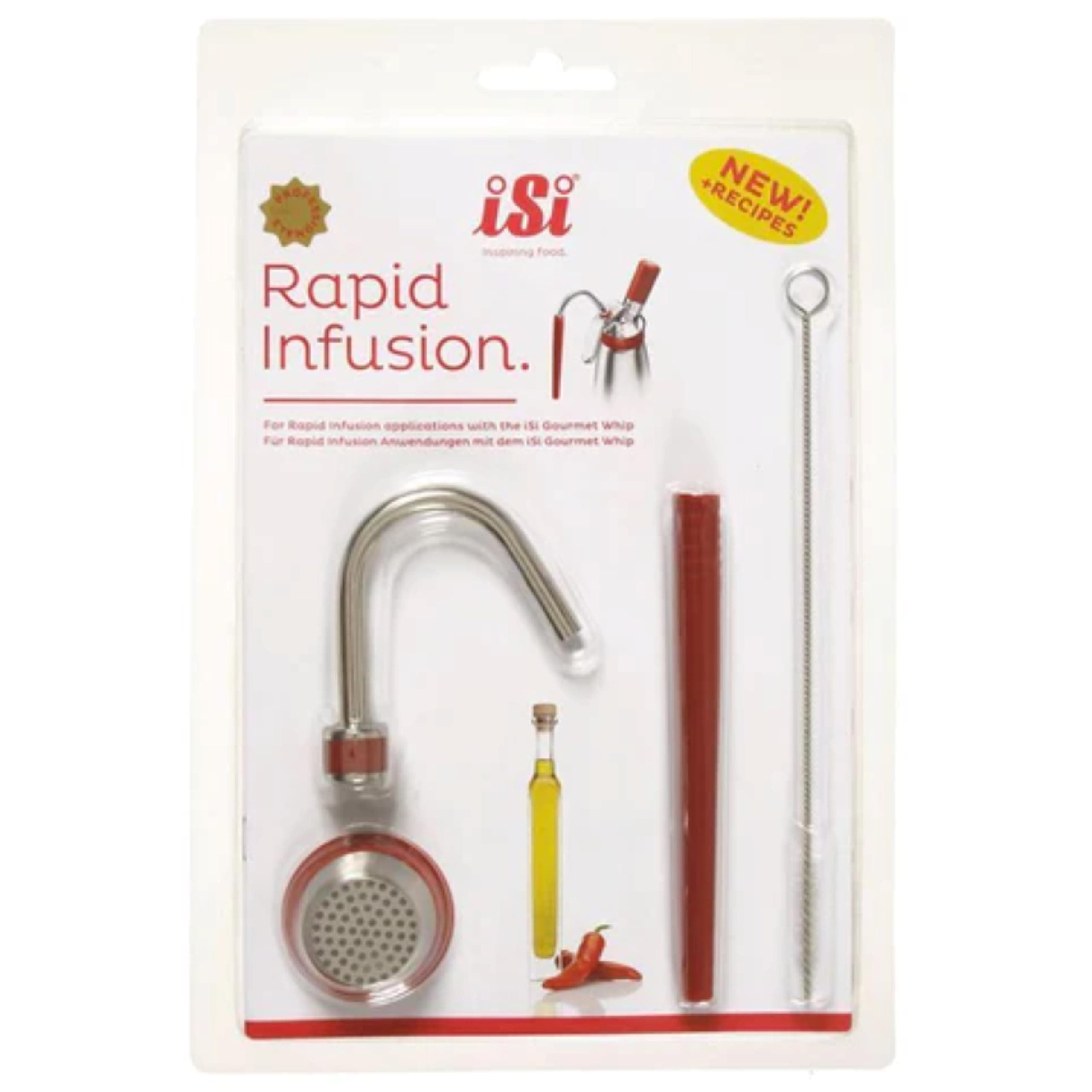iSi North America Gourmet Whip Rapid Infusion Set for iSi Goiurmet Whippers, one size, silver