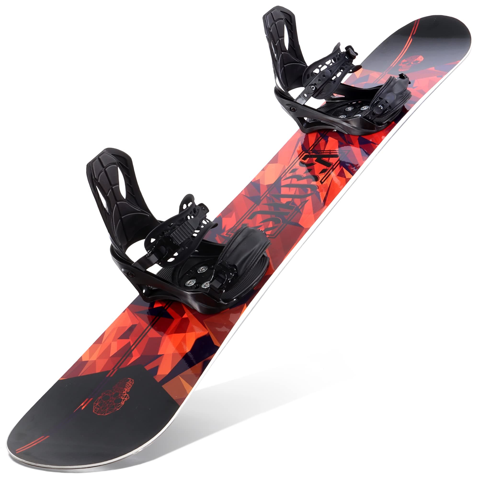 128cm Summit Snowboard & Binding Package Sizes 128, 133, 138, 143, 148,153,158, 161- Best All Terrain, Twin Directional, Hybrid Profile - Adjustable Bindings - Designed for All Levels