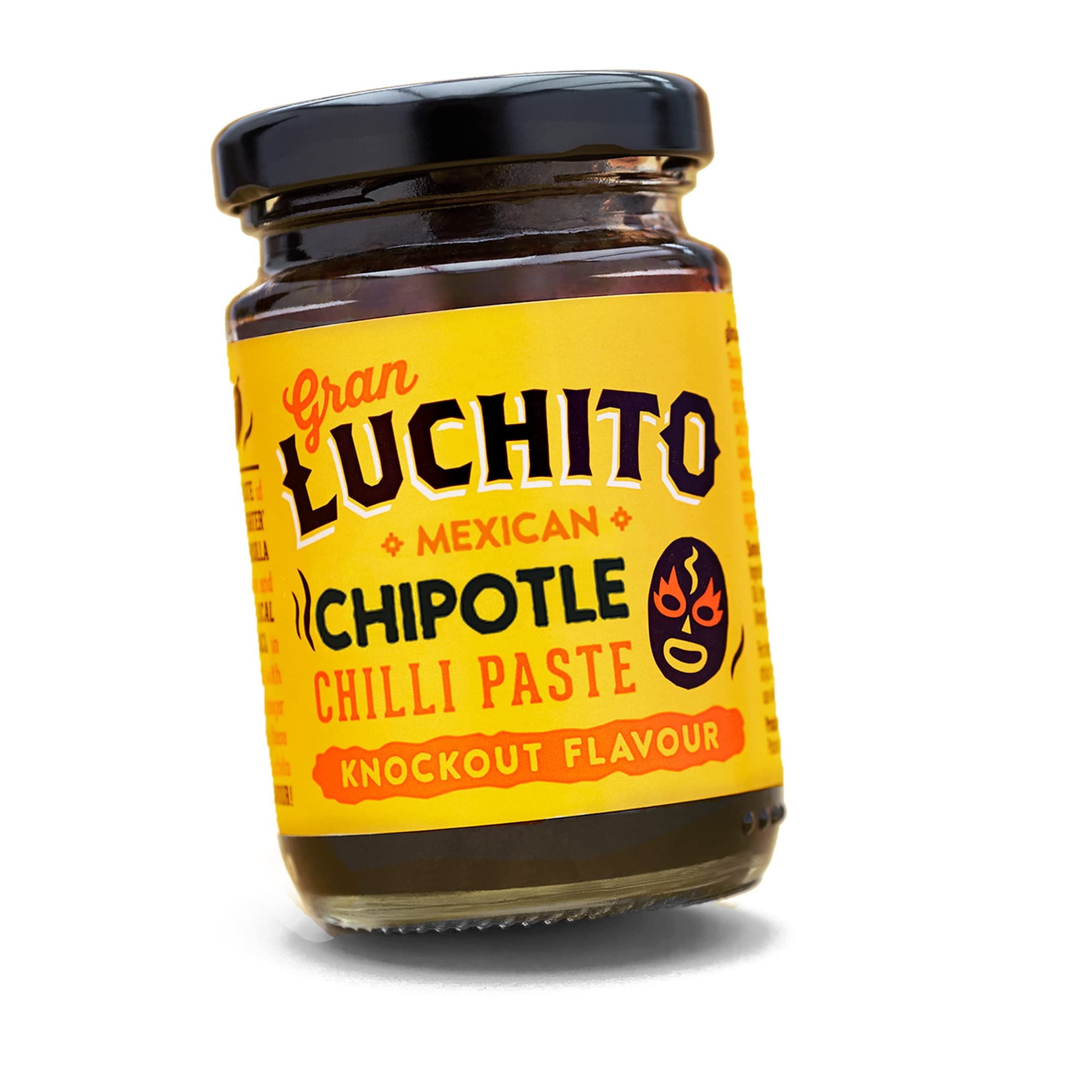 Gran Luchito Mexican Chipotle Chilli Paste 100g | Handmade in Mexico | Super Smoky Cooking Paste with A Medium to Hot Spice| Perfect for Cooking Mexican Food (Pack Of 1)