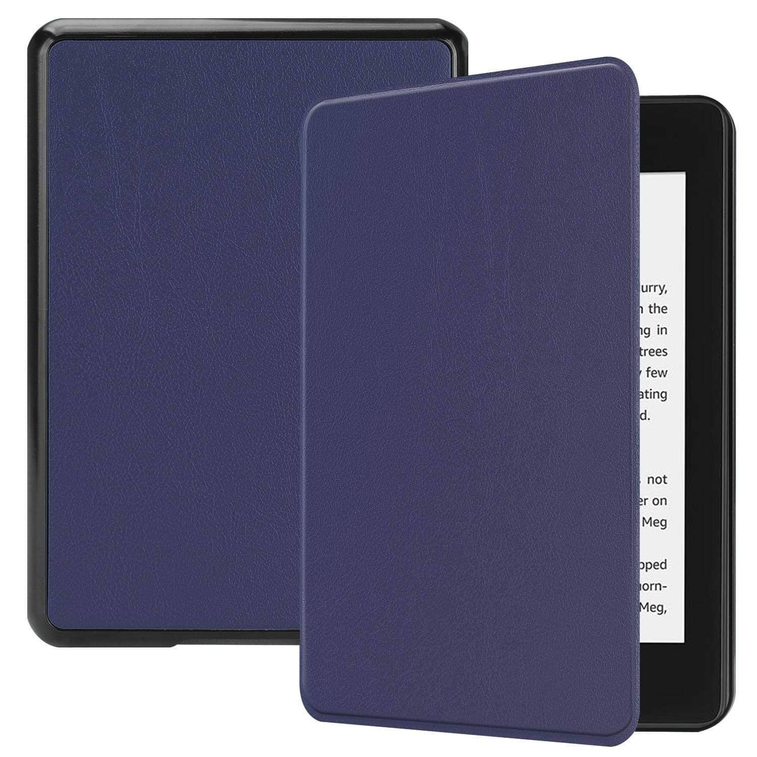 PU case Smart Cover Fundas Compatible with Amazon Kindle Paperwhite 4 (6",10th Generation, KWP4,2018 released) (Blue)