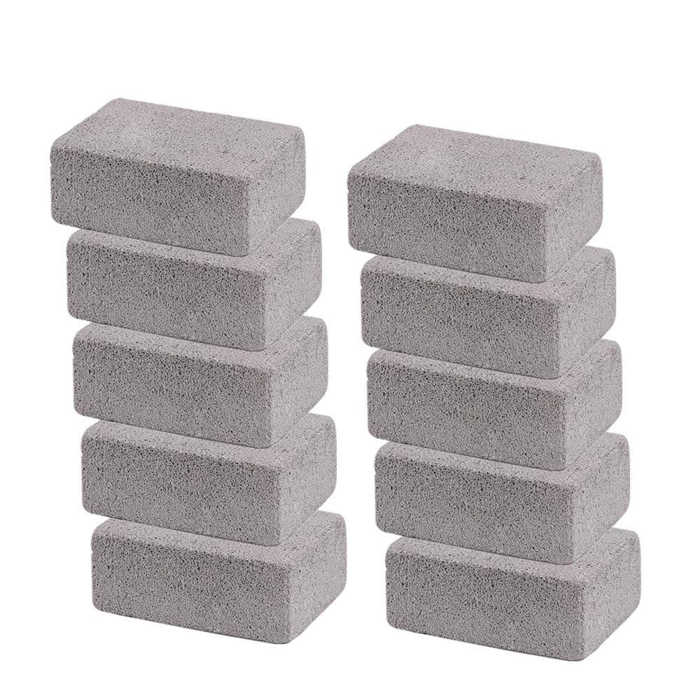 Grill Cleaning Bricks Ecological Barbecue Cleaning Blocks Grill Stones De-Scaling Grill Cleaning Bricks Magic Stones Griddle Cleaning Blocks,10 Pack