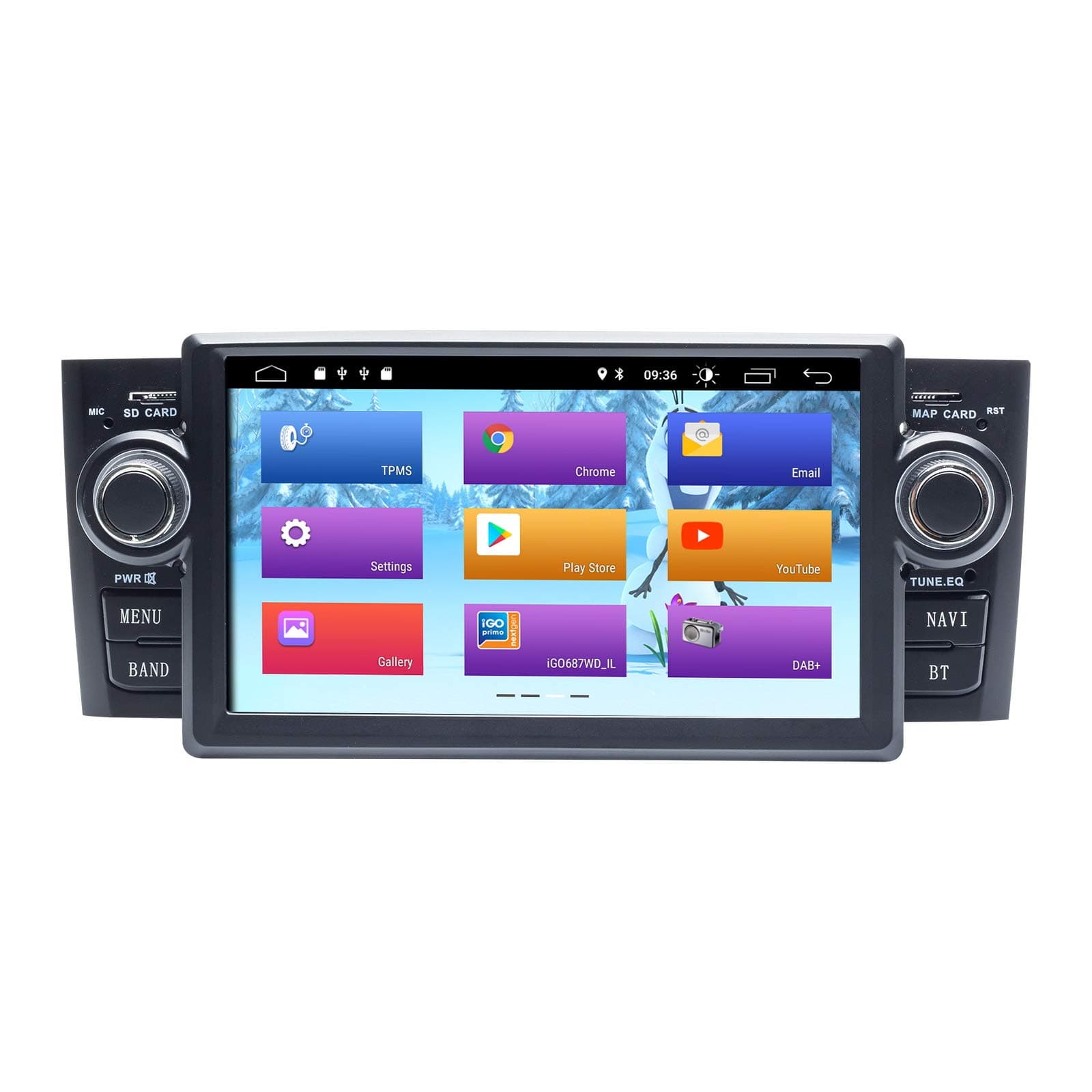 ZLTOOPAI Android 10.0 Car Radio for Fiat Grande Punto Linea 2007-2012 Car Stereo GPS with Full RCA Output Wifi OBD SWC