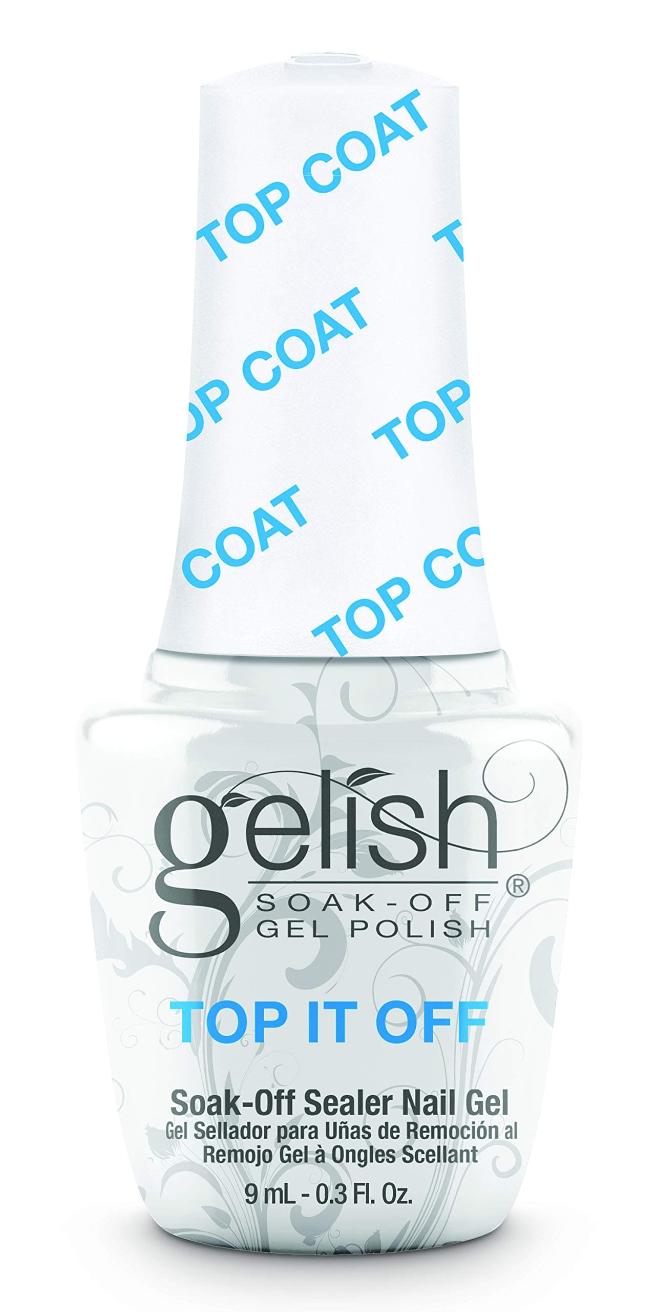 Gelish Mini Top It Off Sealer Gel Top Coat Led Gel Polish, 0.3 Oz.