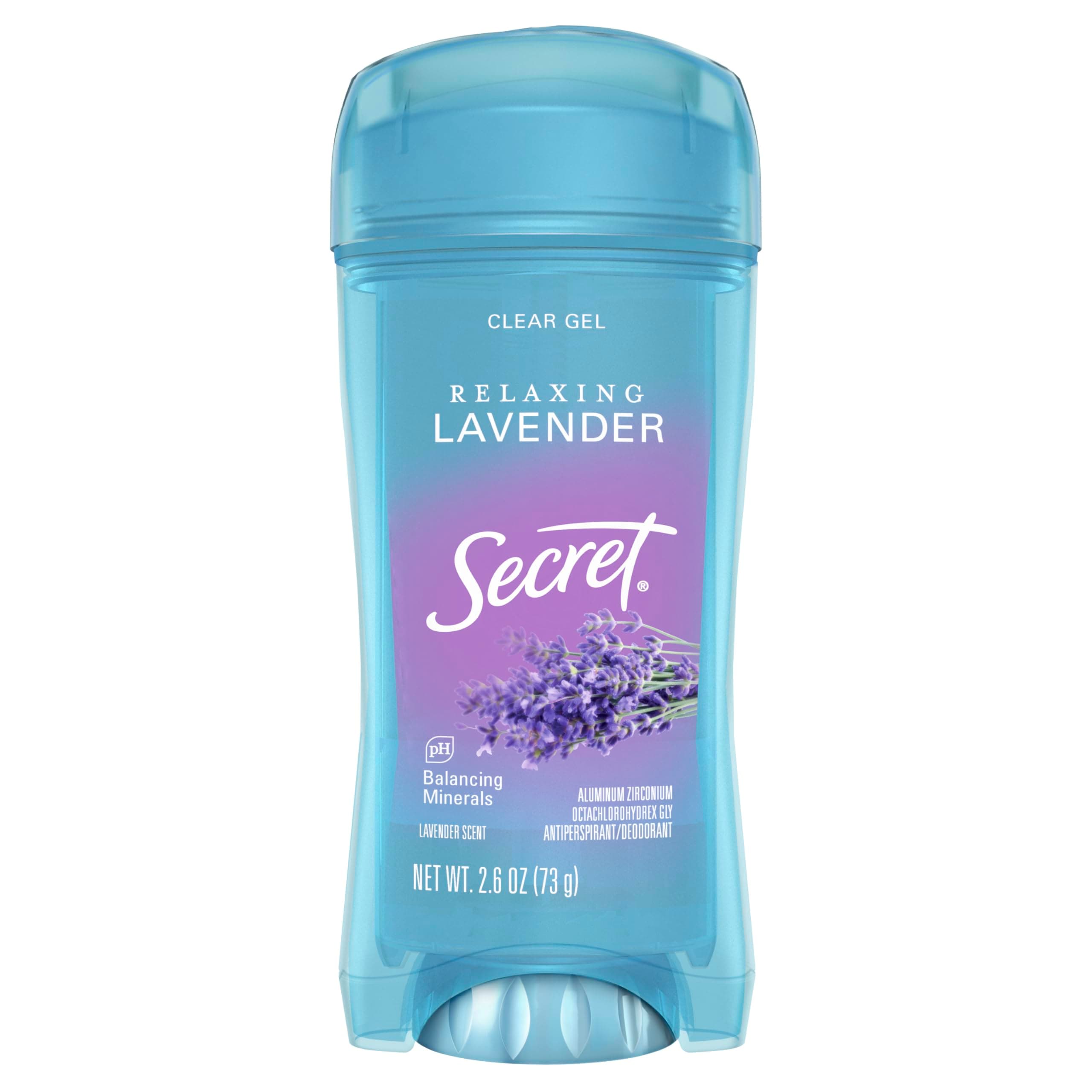 Secret Scent Expressions Crystal Clear Gel Anti Perspirant Deodorant, Ooh La La Lavender - 2.7 Oz