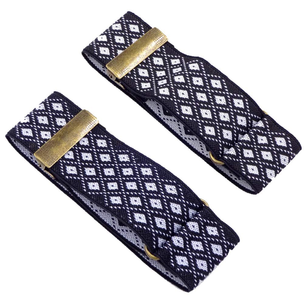 Tenchif Elastic Adjustable Armband Shirt Garter Sleeve Holders