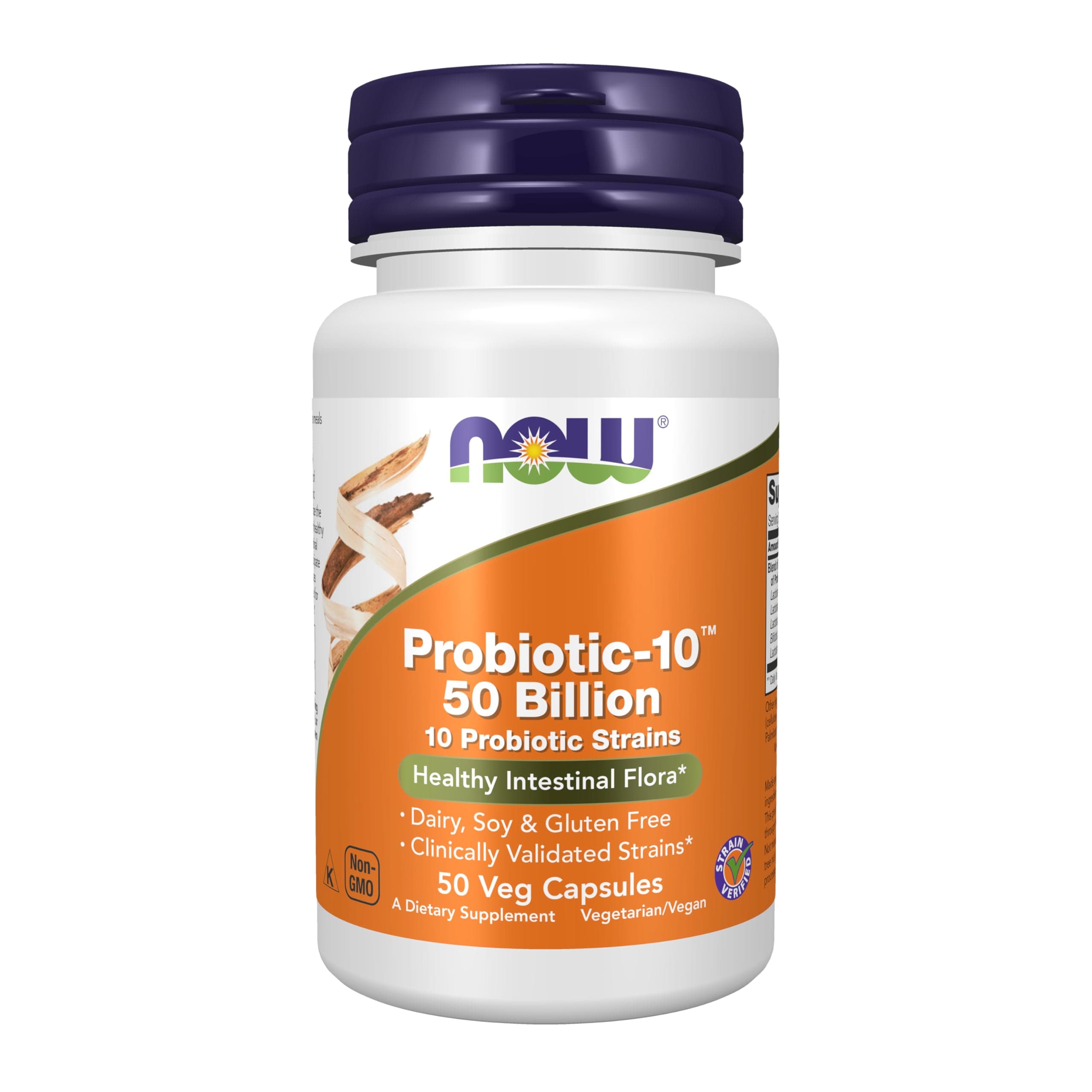 Foods Probiotic-10, 50 Billion 50 Vcaps, ‎0.1 Pound