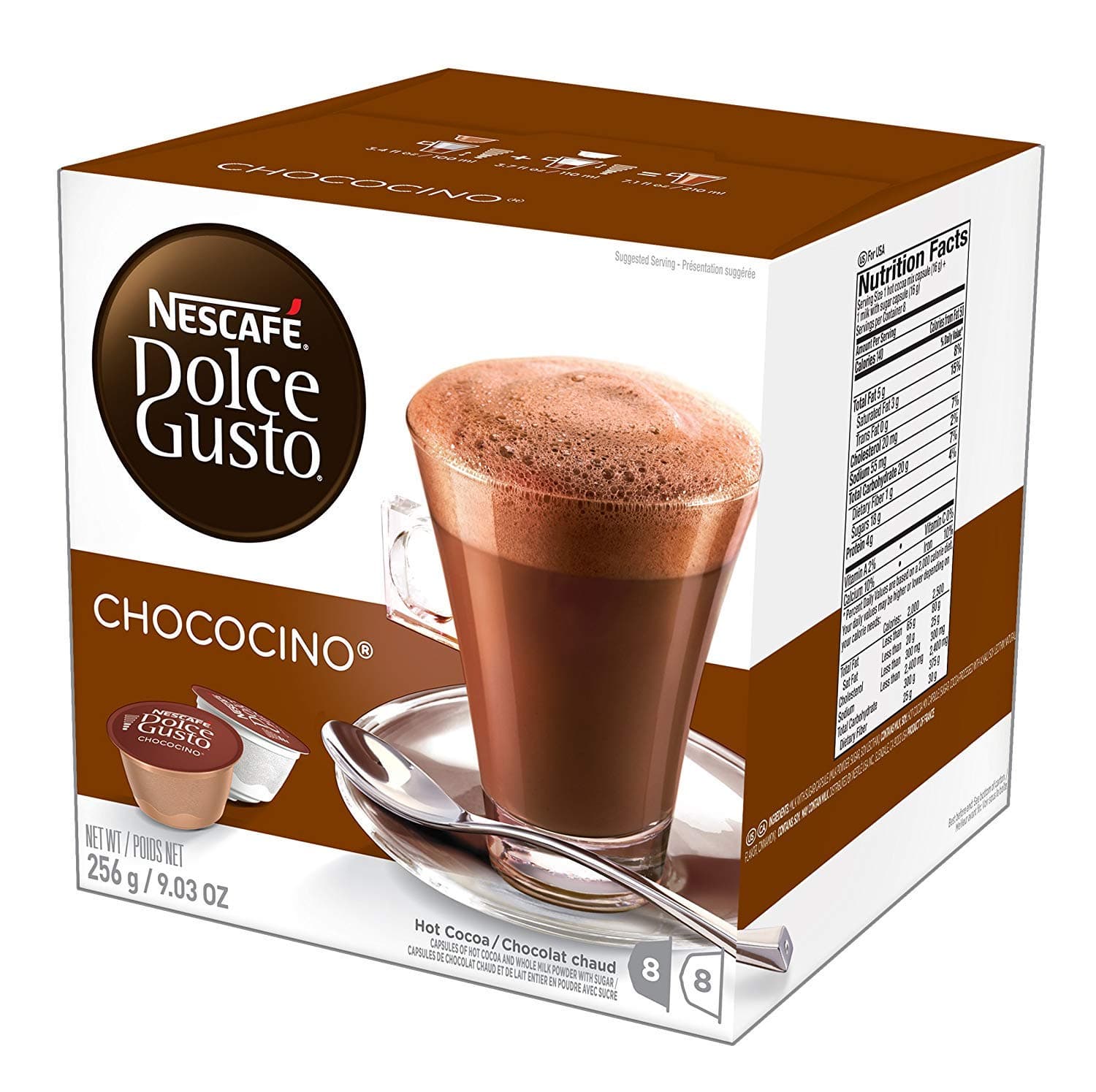 Coffee Capsules Chococino 48 Single Serve Pods, (Makes 24 Specialty Cups) 48 Count