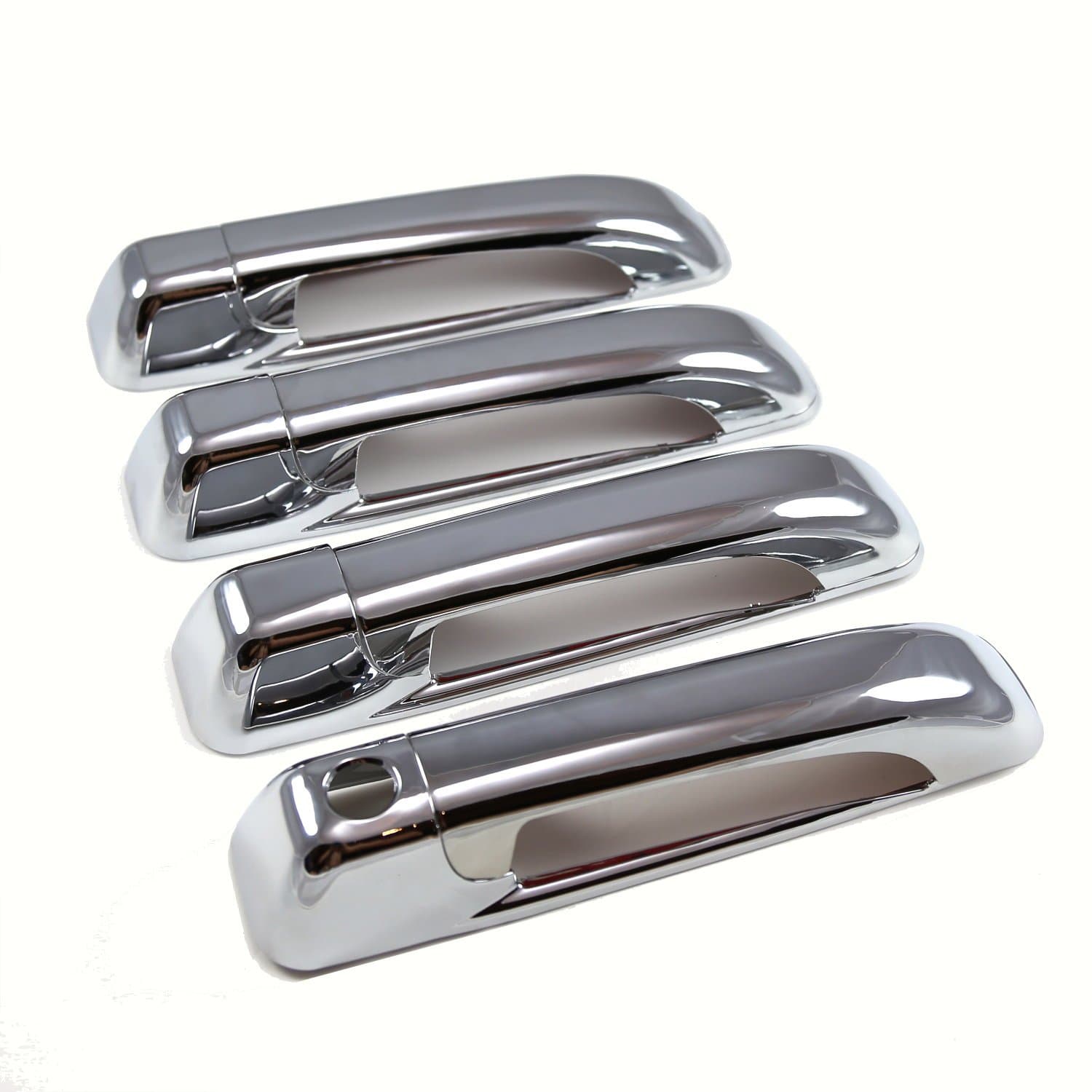 EZ MotoringChrome 4 Door Trim Handle Covers for 2009-2017 Dodge Ram 1500