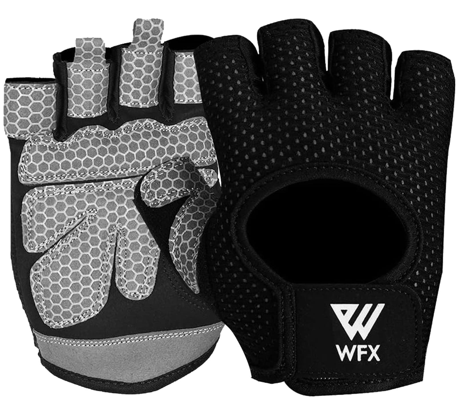 WESTWOOD FOX Weight Lifting Gloves with Wrist Wrap Support,Gym Gloves for Men and Women, Anti Slip, Breathable, Workout Training, Hanging, Pull-Ups, Dumbbell,Cycling