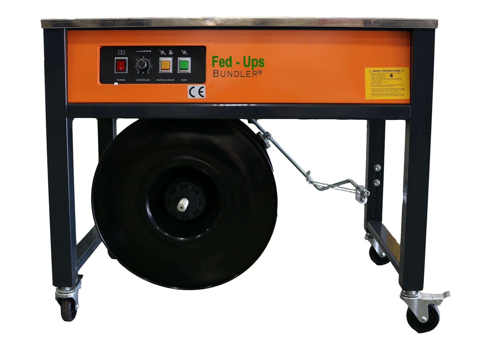 GAPCO Fed-Ups Bundler Table Semi-Automatic Strapping Machine / +1 Strap Coil