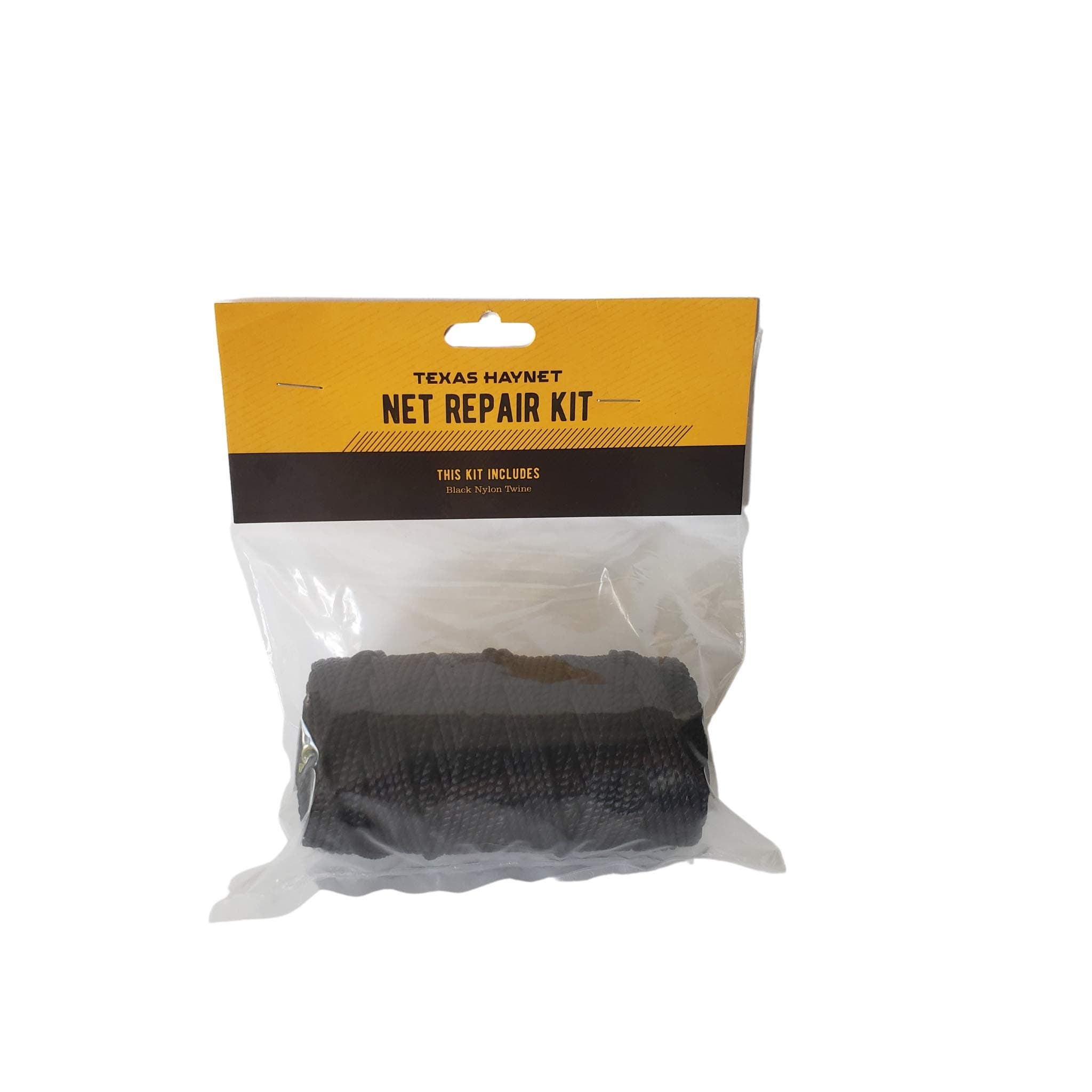 Texas Haynet - Net Repair Kit - Nylon Twine to Fix Your Round Bale or Regular Hay Nets - Made in The USA - Includes 1/4 lb Tube of Black Nylon Twine
