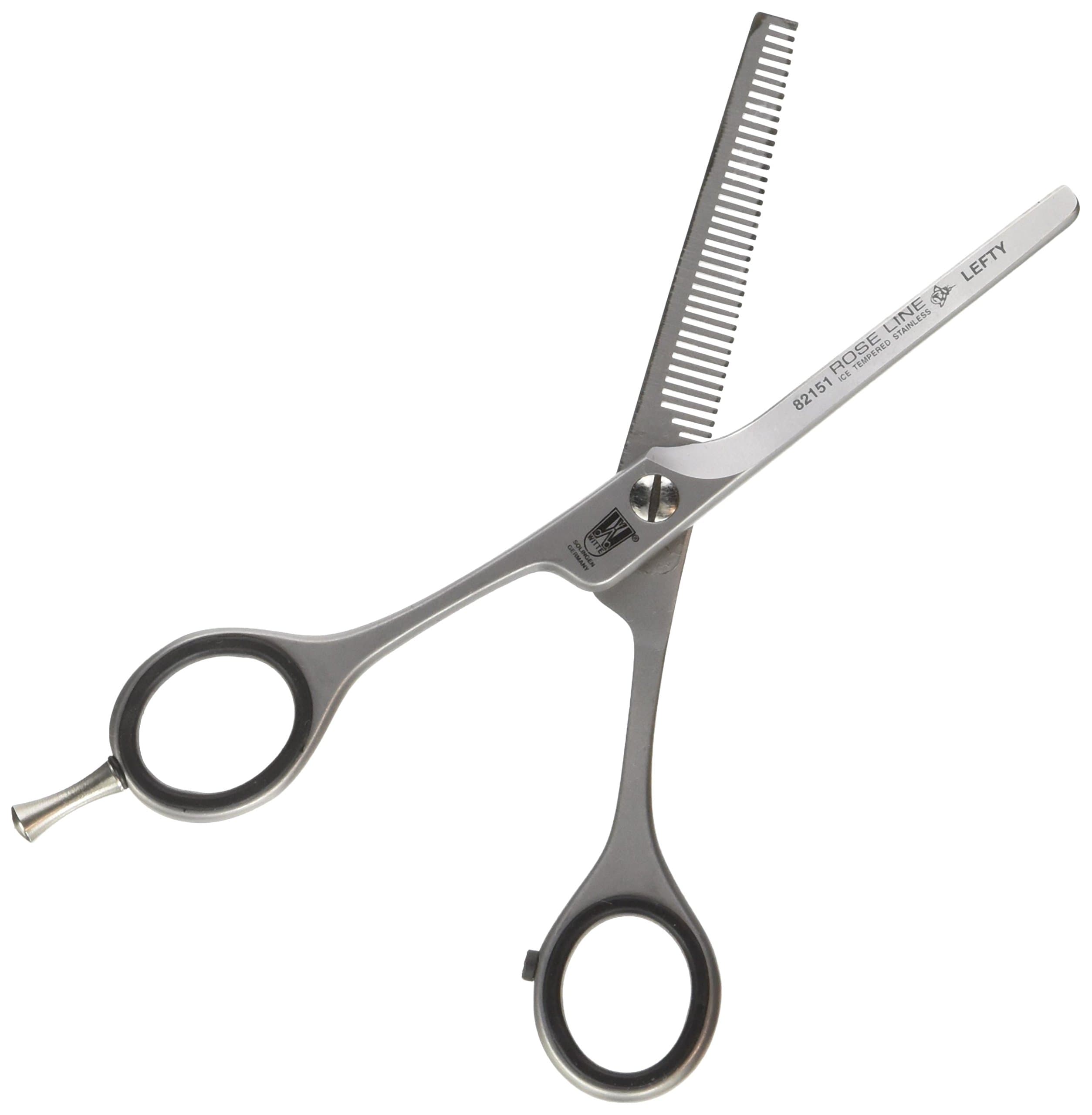 5.25-Inch Hairdressing Single-Side Left-Handed Thinning Scissor by Roseline