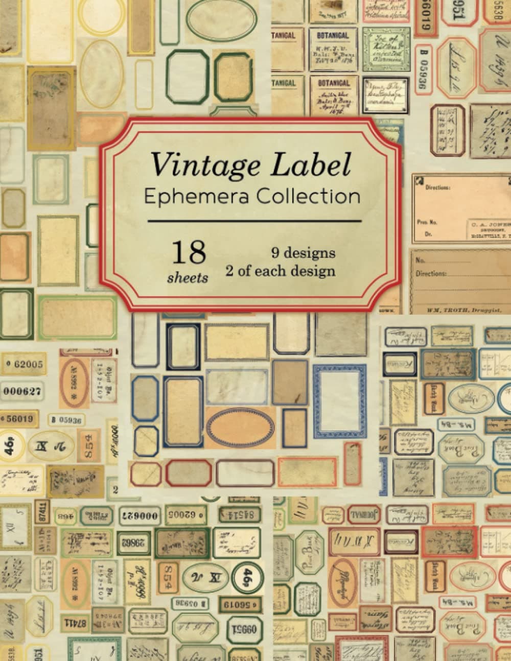 Vintage Label Ephemera Collection