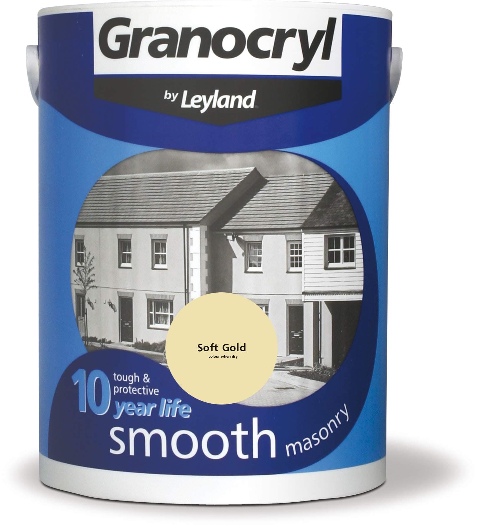 Leyland Granocryl Smooth Masonry, Soft Gold, 5L