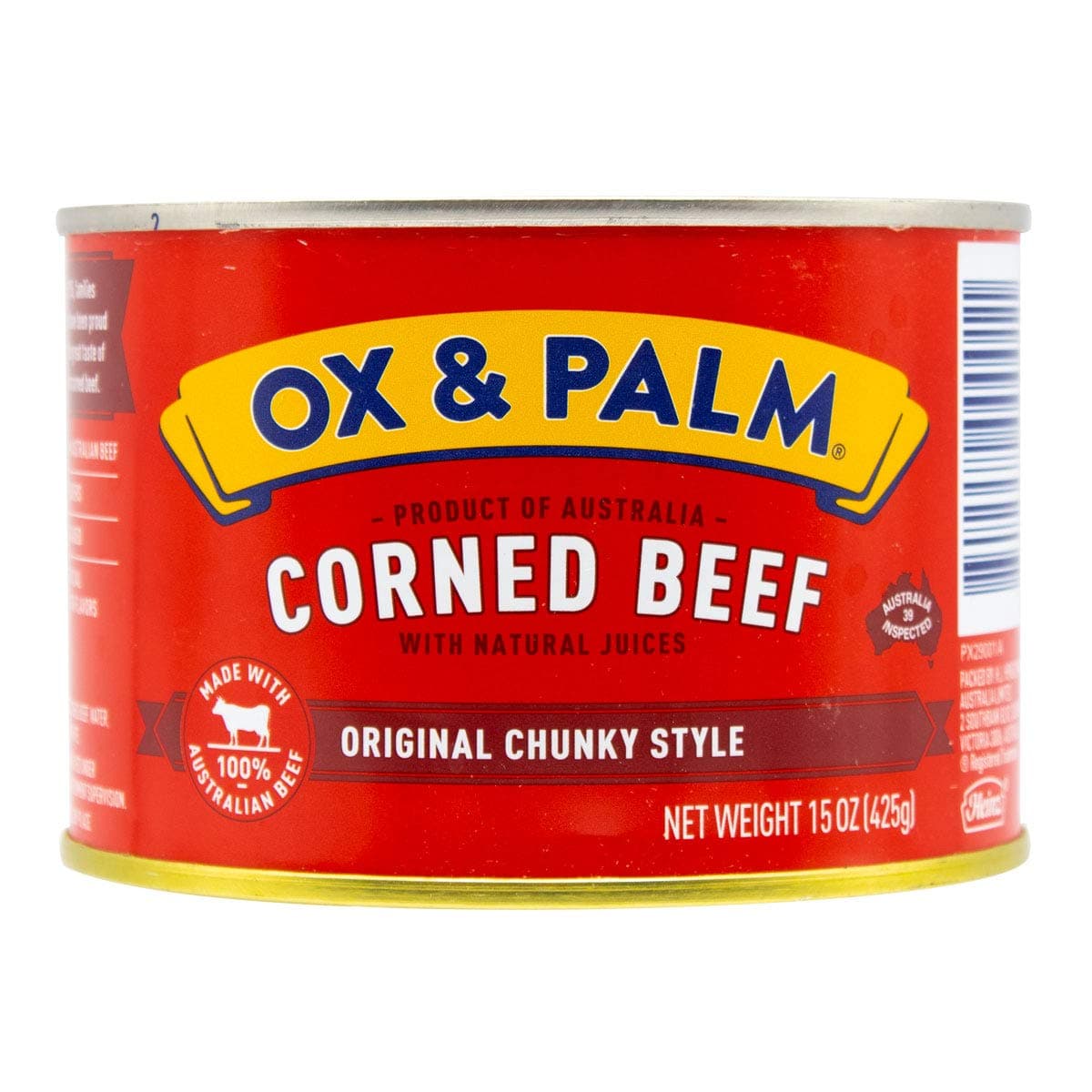 Ox & Palm Australian Corned Beef Original Chunky Style 15 oz (Pack of 1)