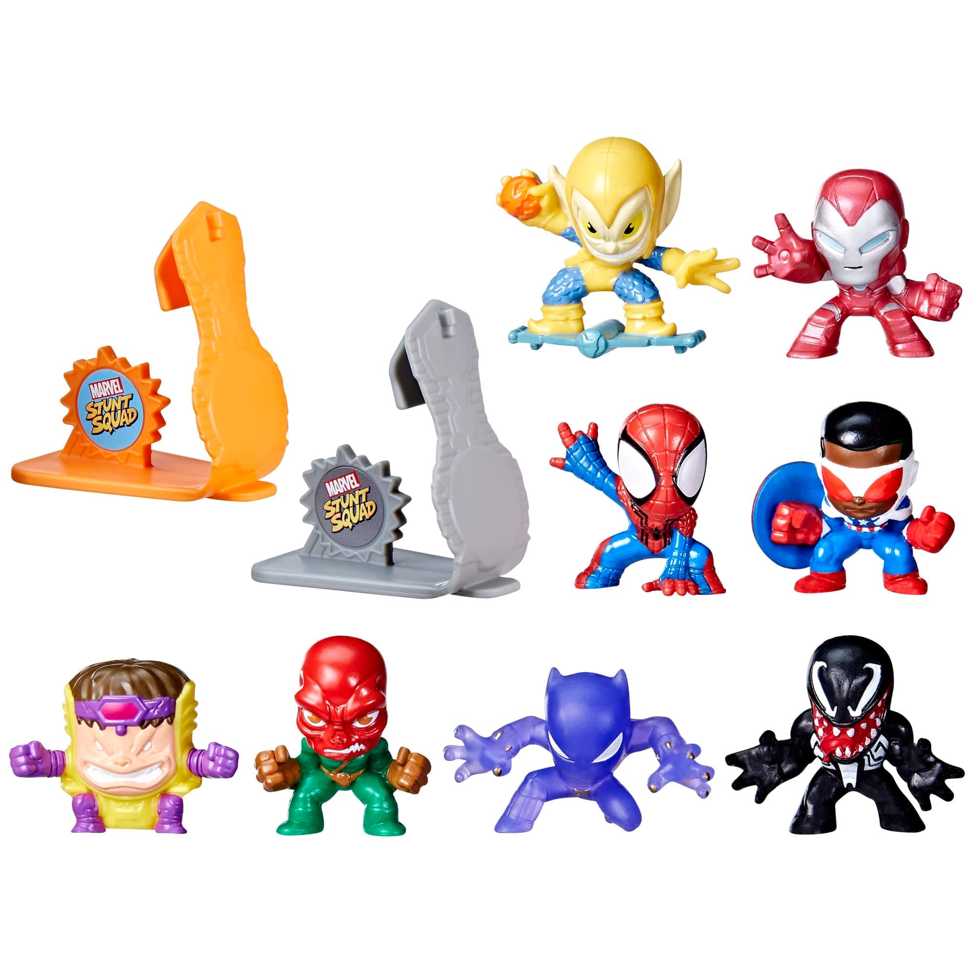 Stunt Squad Collection Pack, Action Figure Set, Super Hero Toys, Action Figures, Mini Action Figures, Playset, Toys for Kids Ages 4 and Up