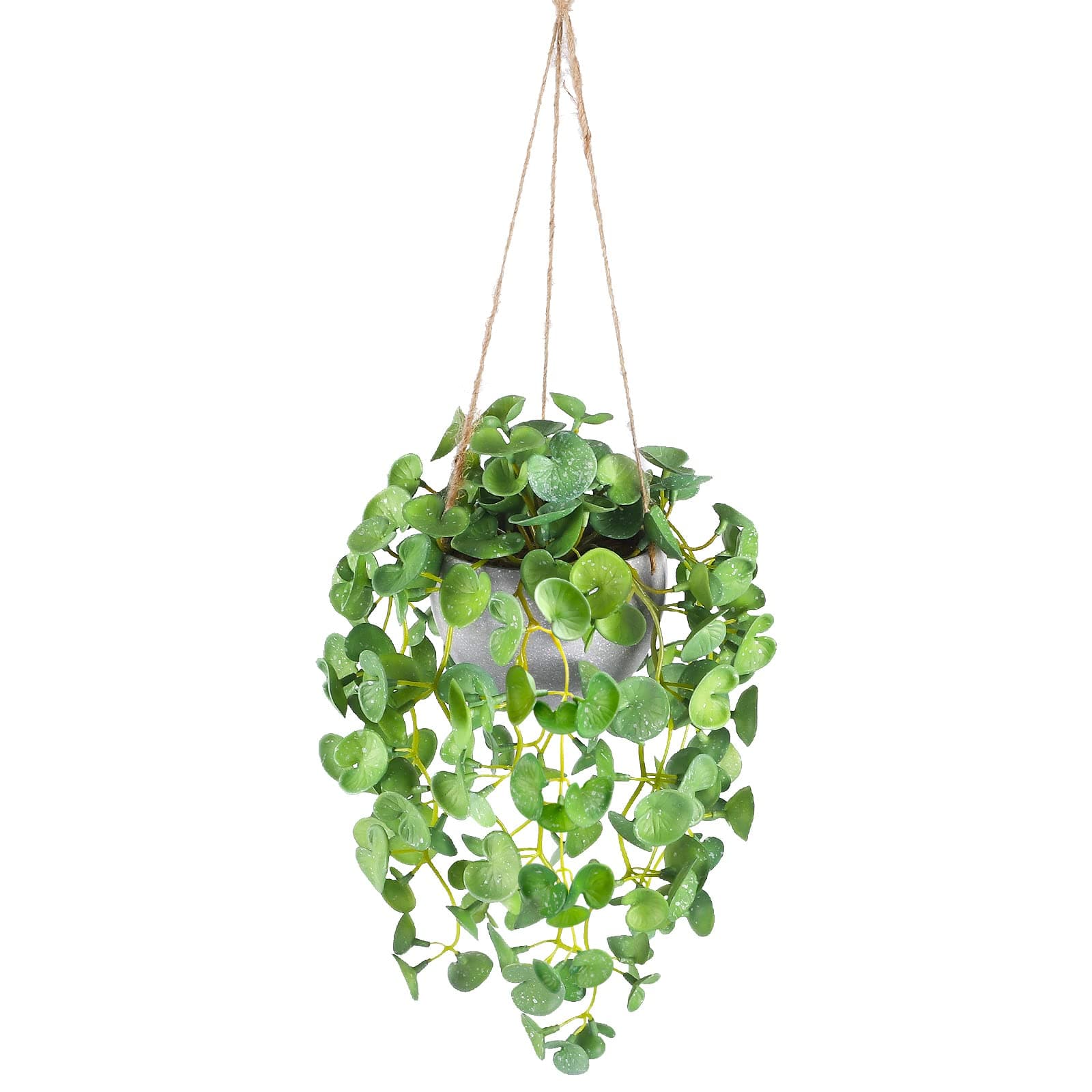 WXBOOM Fake Hanging Plants, Small Artificial Plant Ivy Faxu Plants for Wall Home Room Indoor Outdoor Decor (1 Pack)