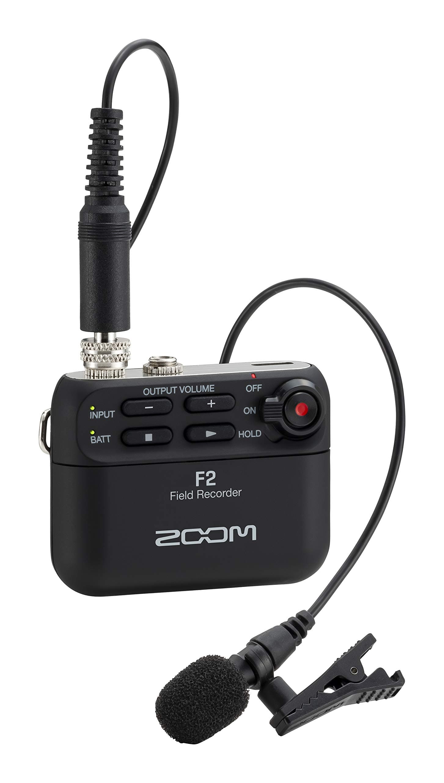 F2 Lavalier Body-Pack Recorder for Weddings, Filmmaking & Content Creation, with 32-Bit Float, SD Card Recording, Battery Powered, Includes Lavalier Microphone