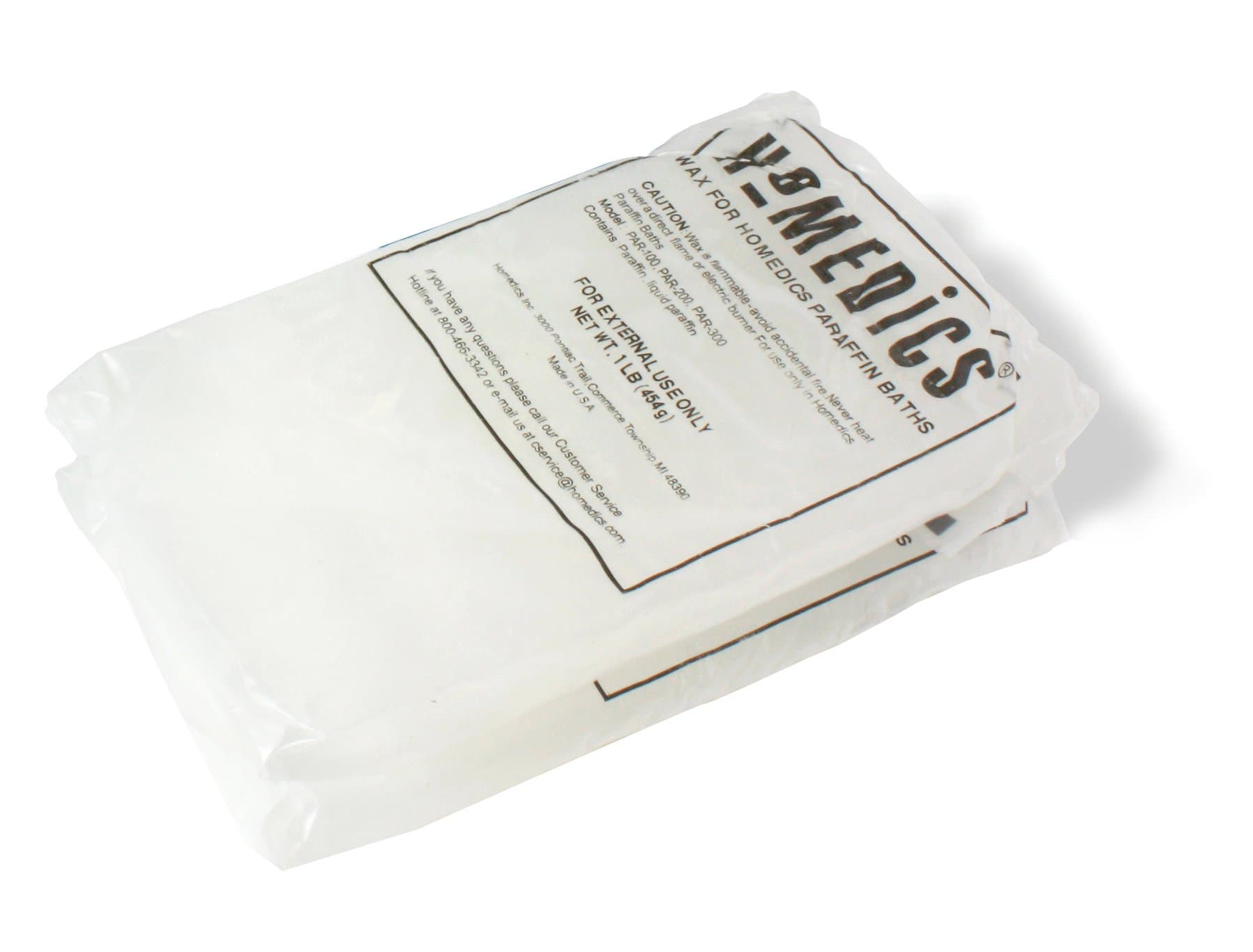 HoMedics ParaSpa Paraffin Wax Refill, PARWAX, 2 lb