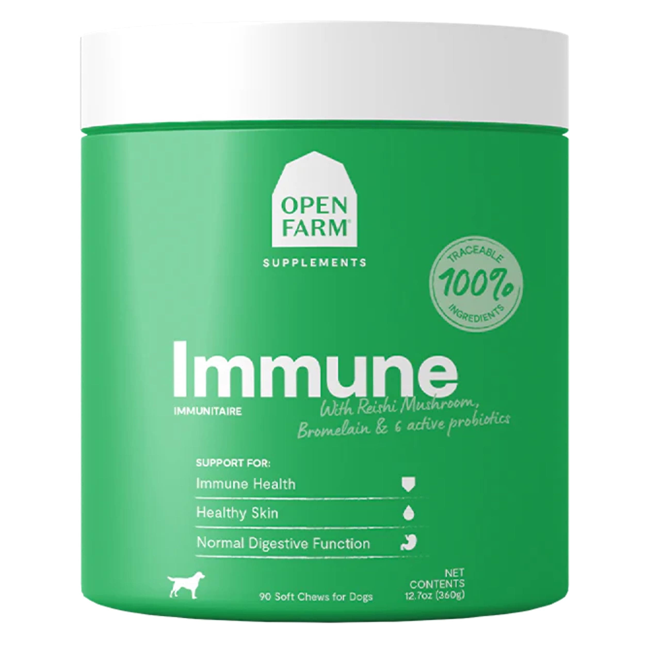 Open Farm Immune Chews Supplement for Dogs - 360G