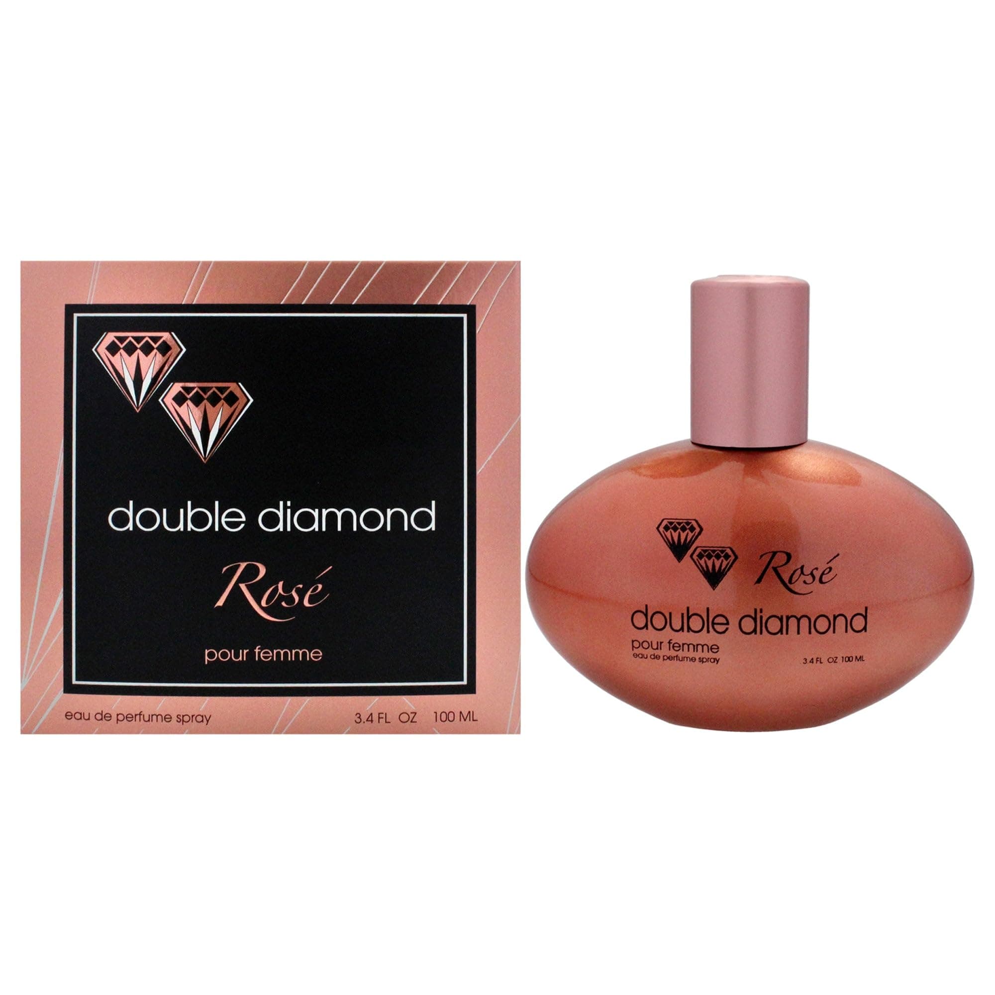 Double Diamond Rose by Double Diamond for Women - 3.4 oz EDP Spray