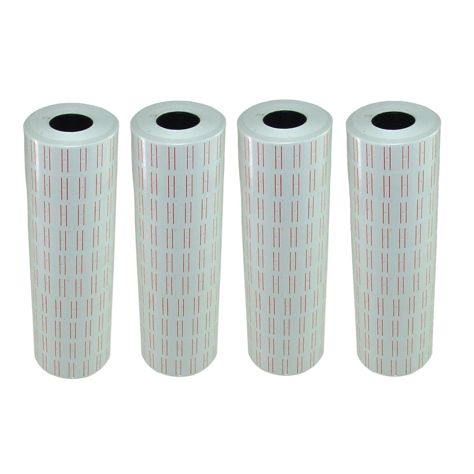4 X 10 Rolls 6000 Pieces of Label Paper for Mx-5500 Price Gun Labeller