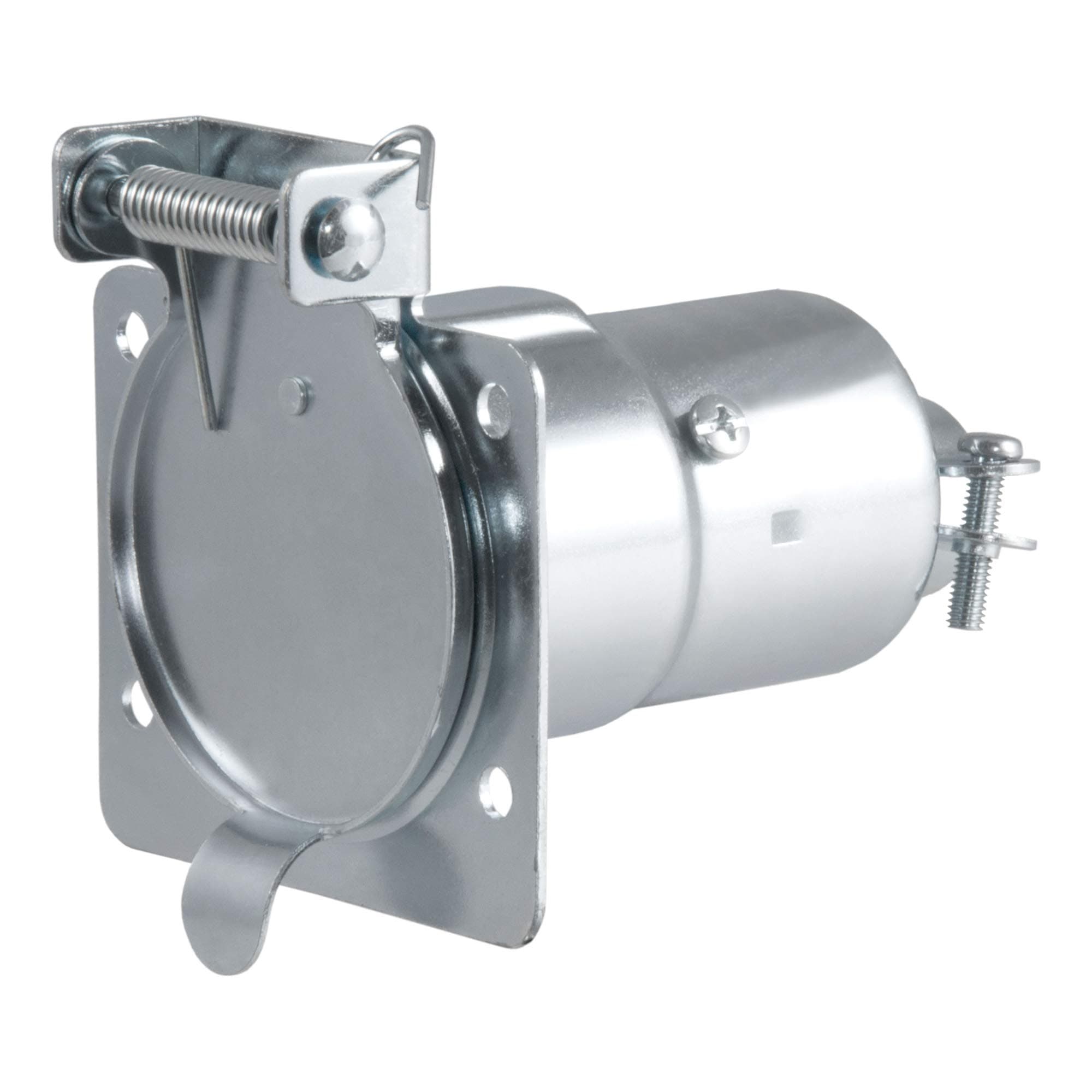 CURT 58220 Vehicle-Side 7-Pin RV Blade Trailer Wiring Harness Connector