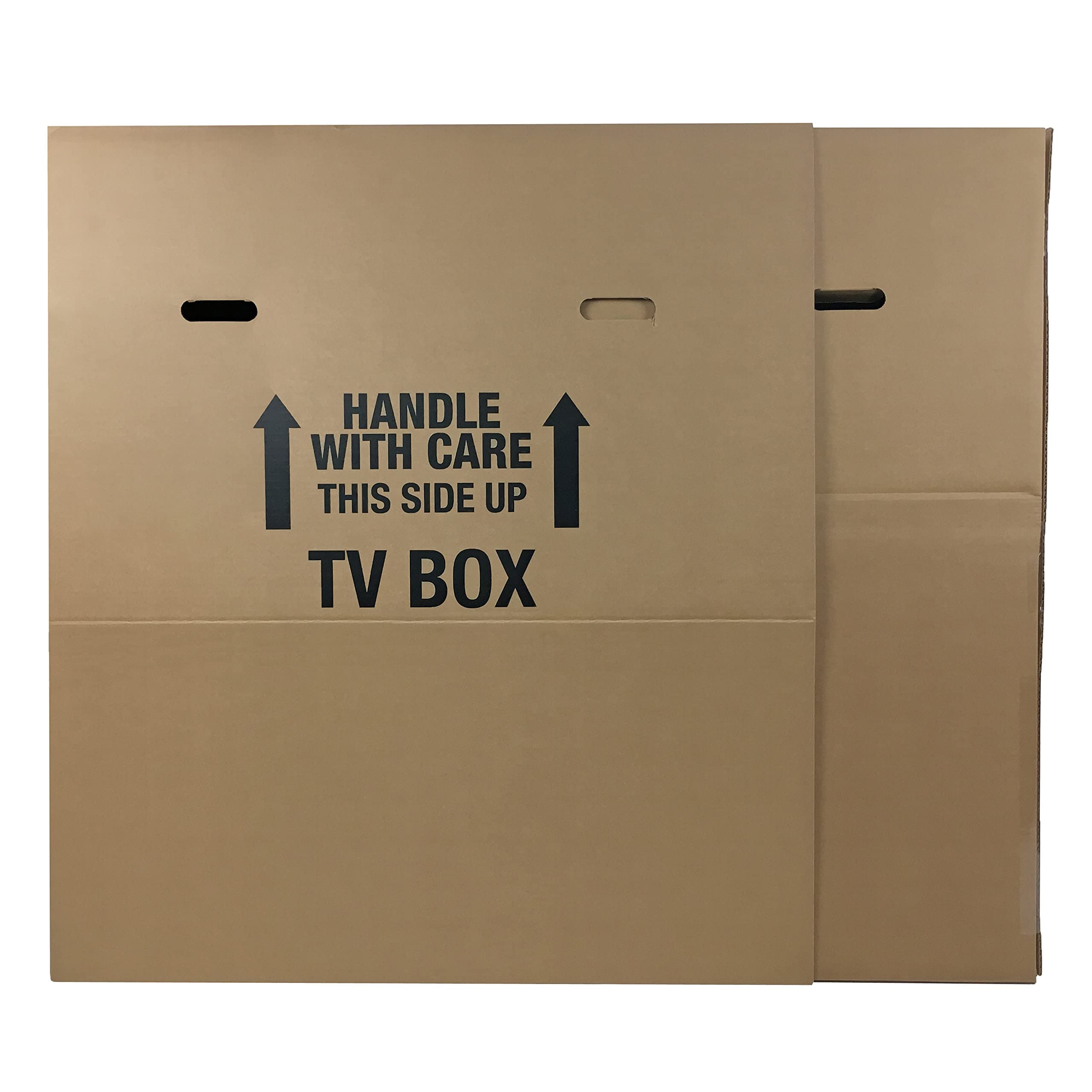 Uboxes Moving Boxes for Your TV Fits 1 LCD/LED up to 70" Plasma, LCD, or LED TV. Moving Box Size : expandable to 70"Length by Width 8" and 40" Height (TV Moving Box - 2 Pack)"