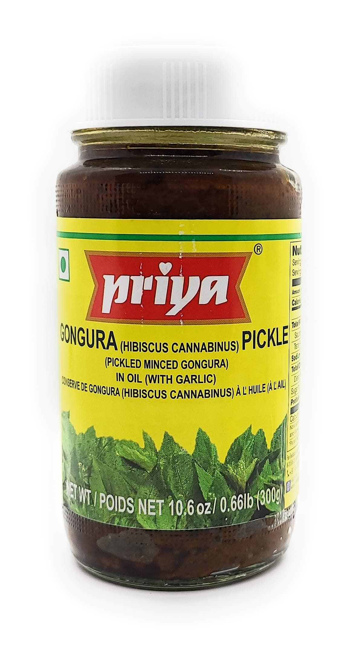 Priya Foods Gongura Pickle In Oil, 300 Gm
