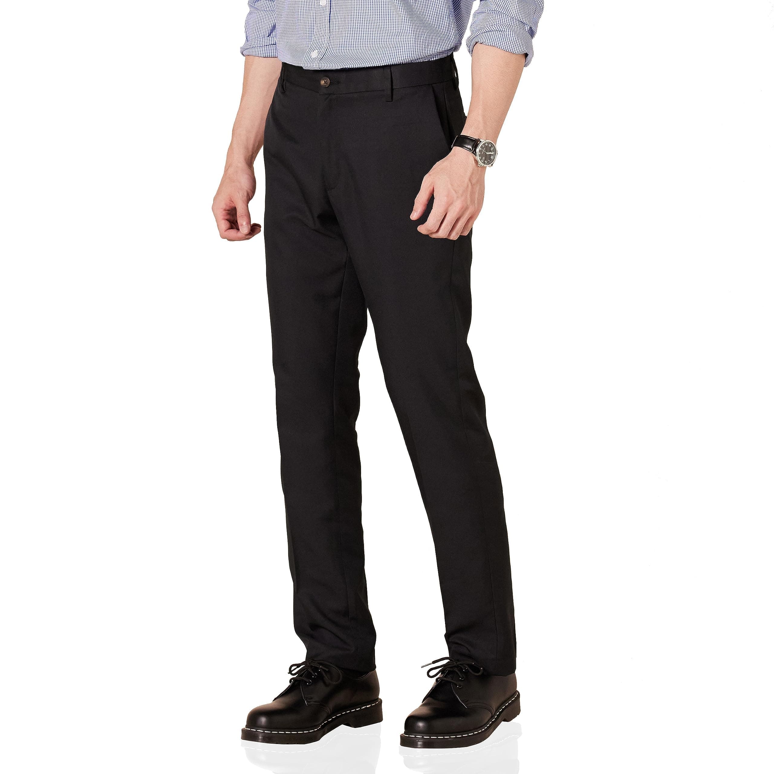 Men's Slim-Fit Flat-Front Dress Pant