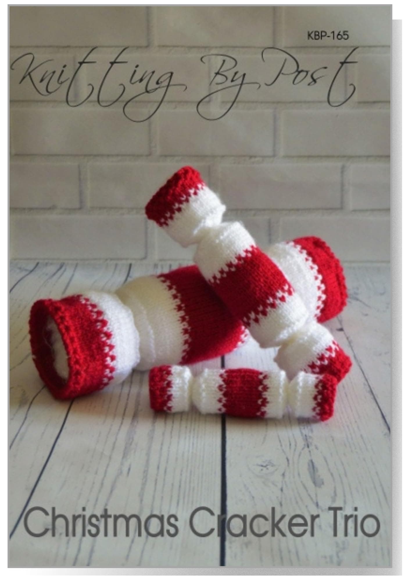 Knitting by PostKnitting Pattern Christmas Cracker Trio from Home Made Crackers - UK Knitting Pattern