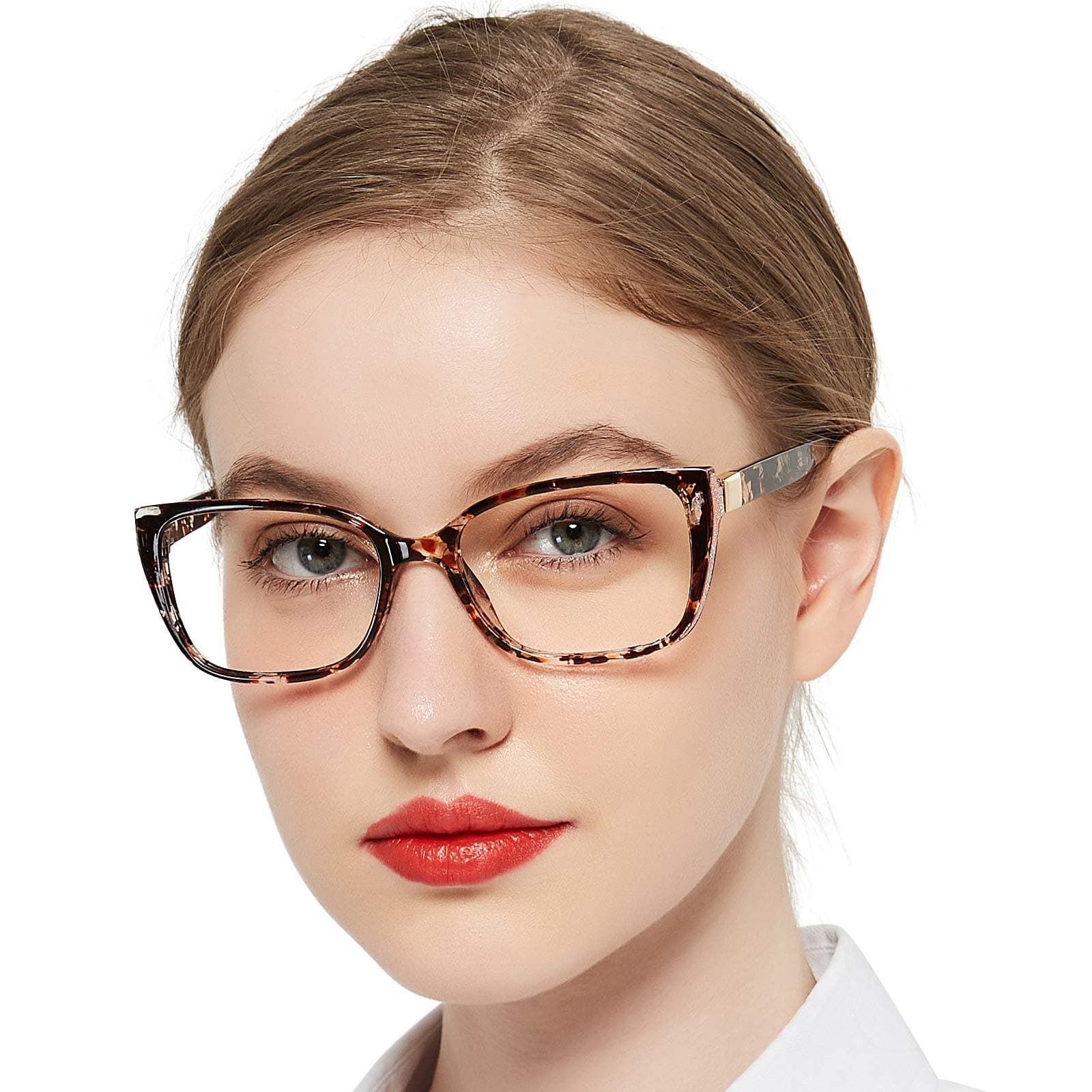 OCCI CHIARI 4.0 Reading Glasses Women Chunky Reader 400(1.0 1.25 1.5 1.75 2.0 2.25 2.5 2.75 3.0 3.5 4.0 5.0 6.0) Lightweight