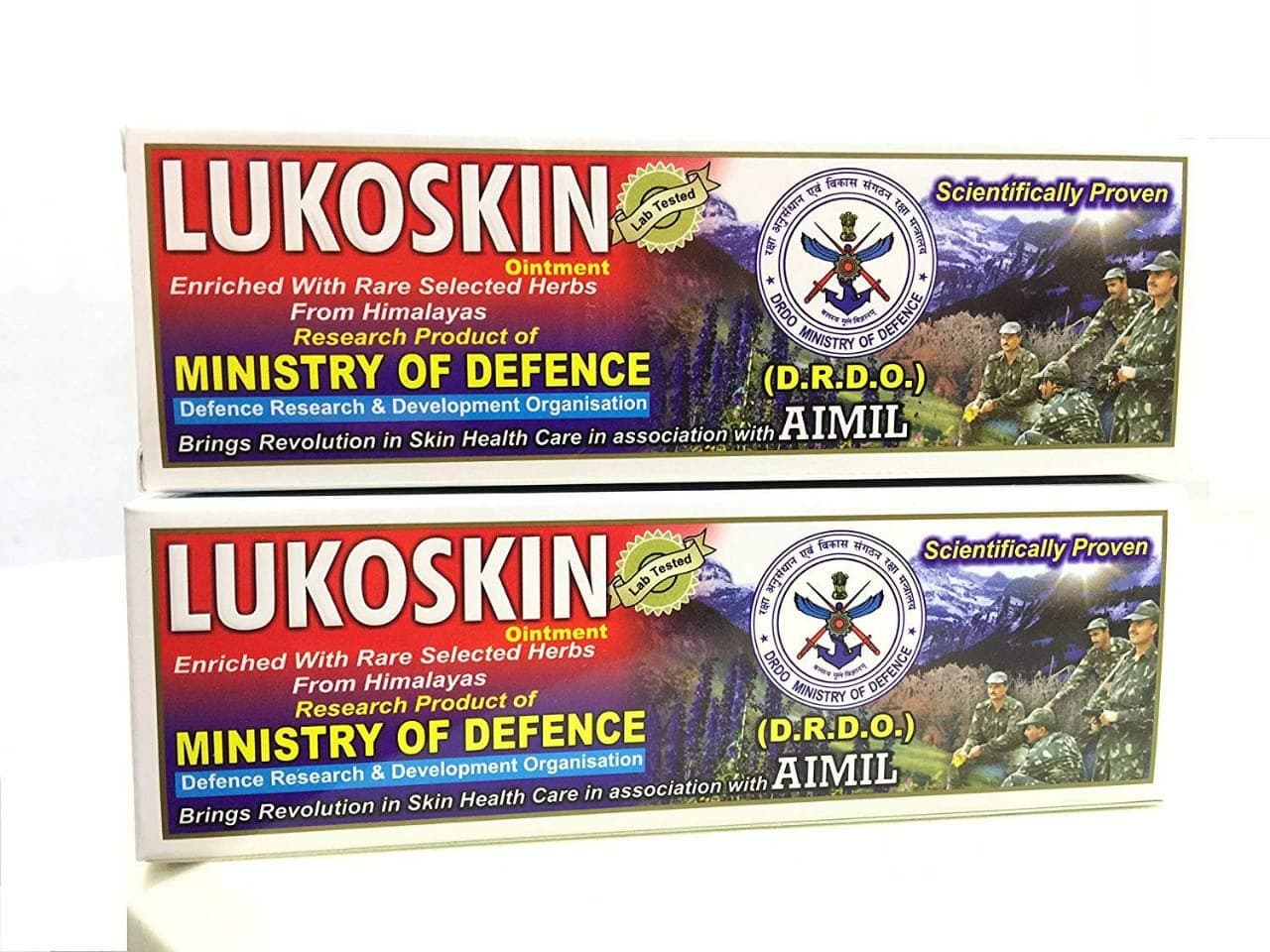 Lukoskin - An Ayurvedic Proprietary Ointment to Restores Skin Health and Tinge - Best result in Vitiligo or Leucoderma (Skin White Spots) disorder - 40g Pack' (1)