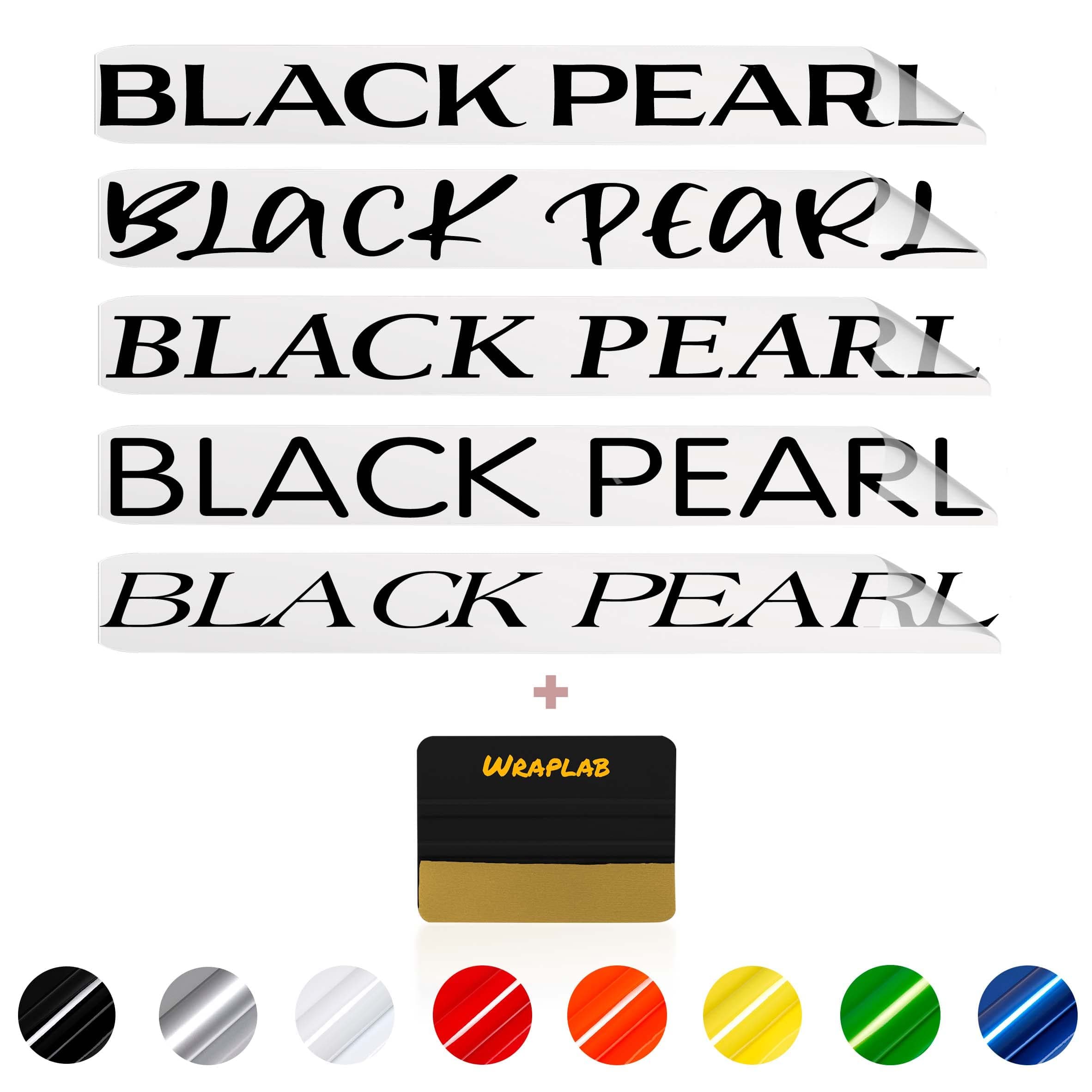 – Wraplab Personalized Boat Name Sticker | Custom Lettering Decal for Boat, Jet Ski, Sailboat, Catamaran, Rigid Hull | Waterproof, UV & Sea Water Resistant