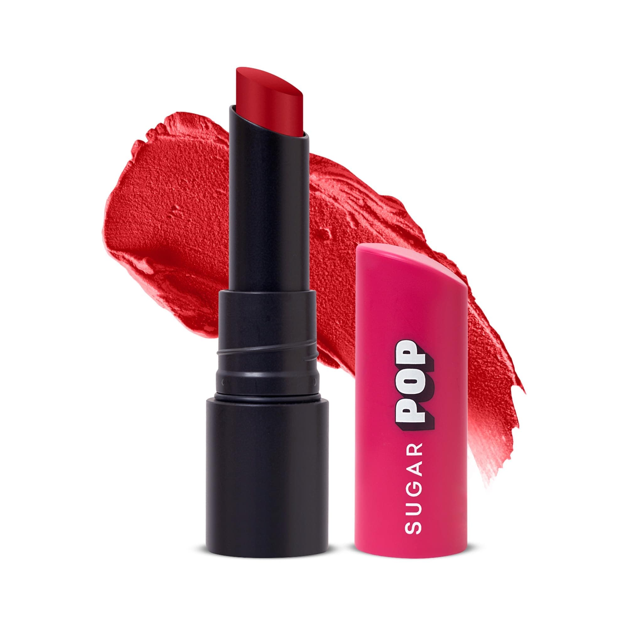 - Ultrastay Transferpoof Matte Lipstick with Vitamin E | Smooth Glide | Waterproof | Longlasting | 4gm - 07 Ruby Red
