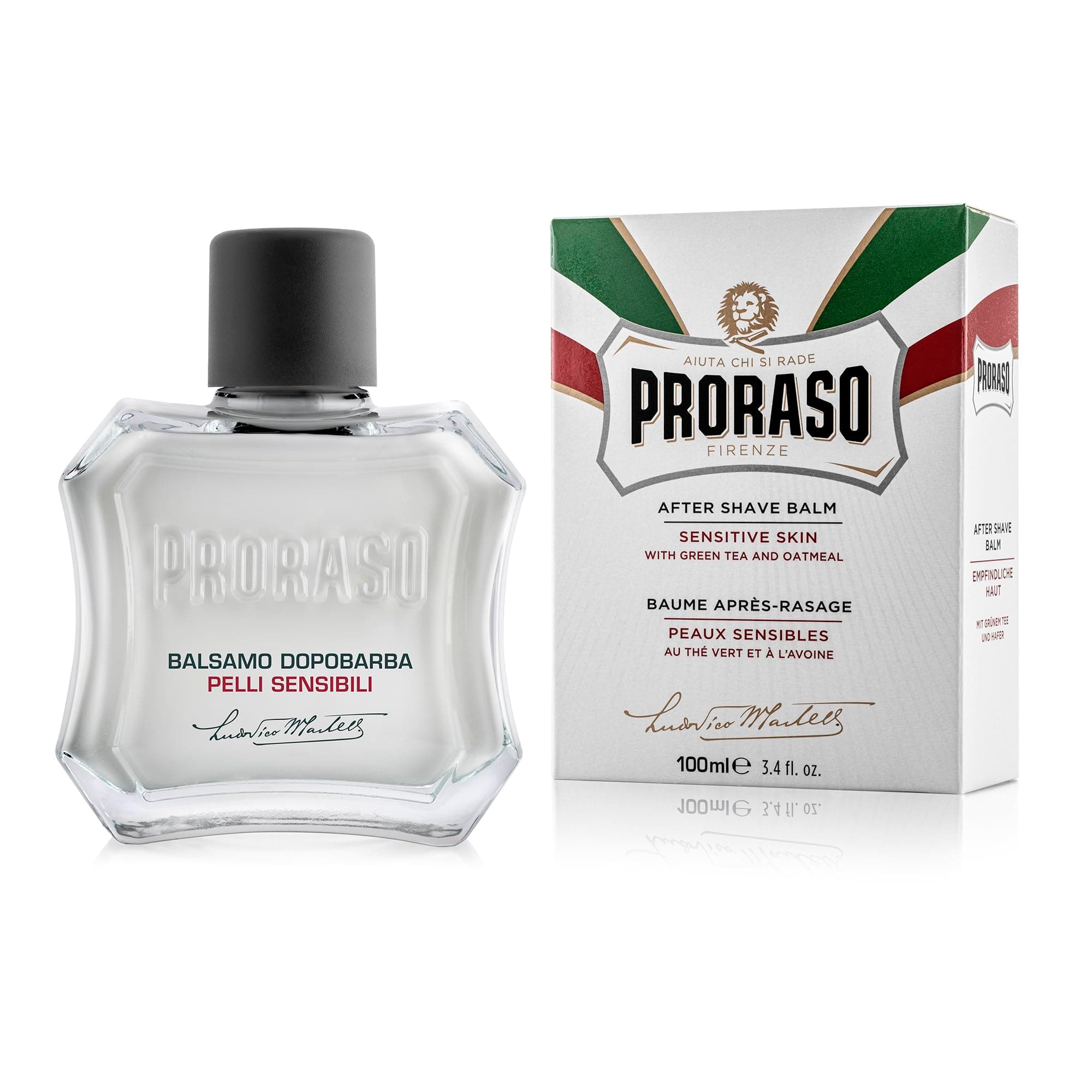 Proraso After Shave Balm, Sensitive Skin, 3.4 Fl Oz