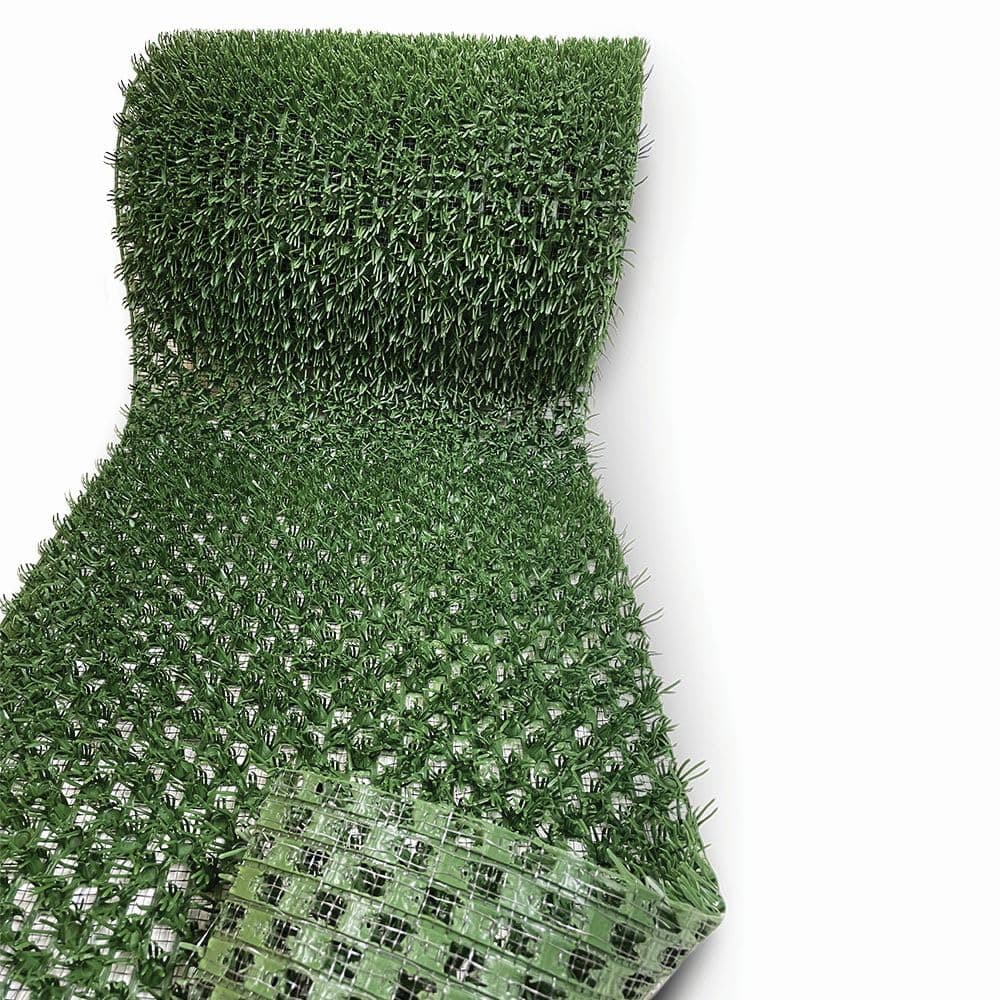 Natura PowerRun 10377011 Outdoor Artificial Grass for Dogs, Turf Grass Patch Blends in with Natural Grass, Keeps Paws and Homes Clean, 3 ft. x 25 ft., Green