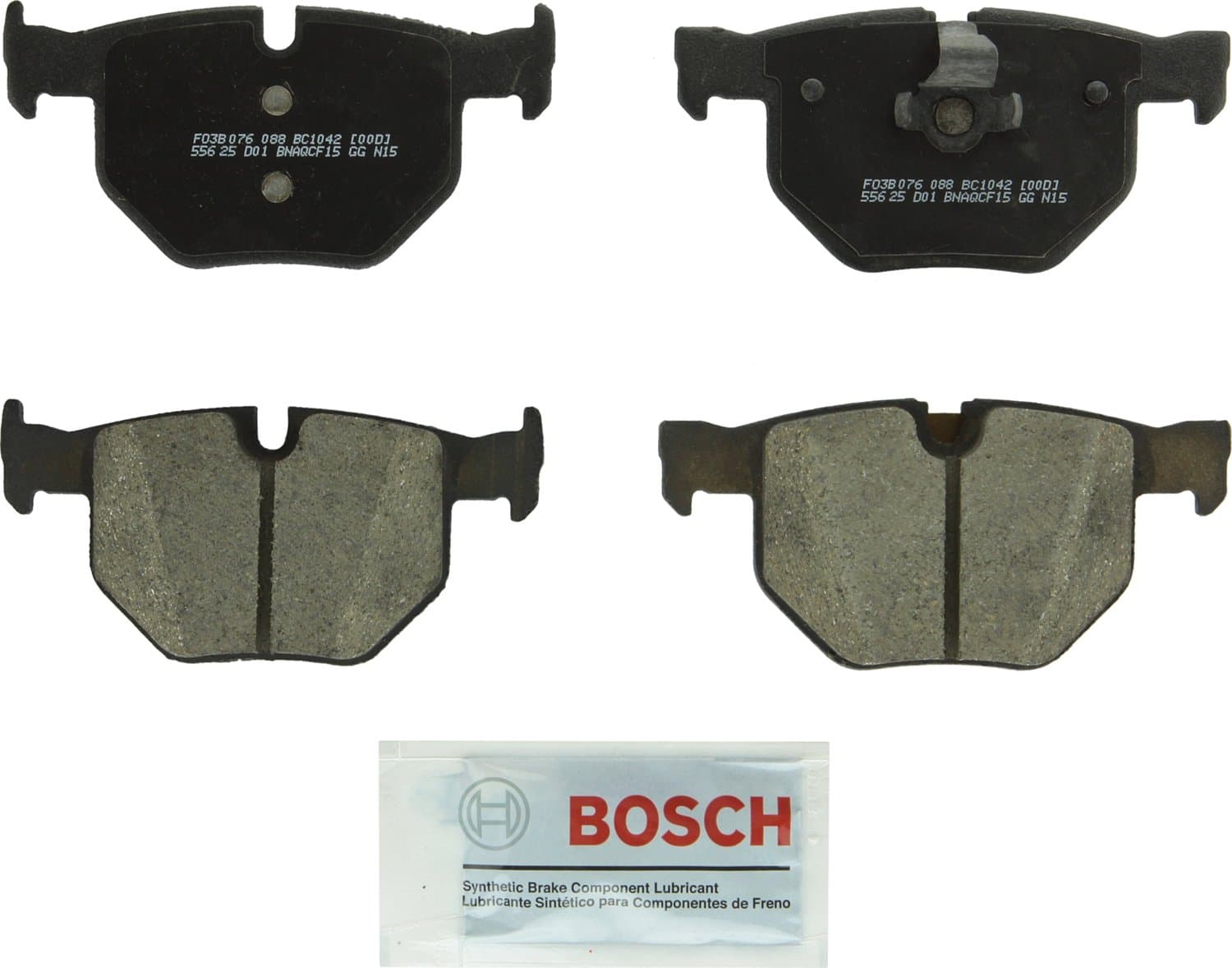 BC1042 QuietCast Premium Ceramic Disc Brake Pad Set - Compatible with Select BMW 525i, 528i, 528i xDrive, 528xi, 530i, 530xi, 535i xDrive, 535xi, X5, X6; REAR