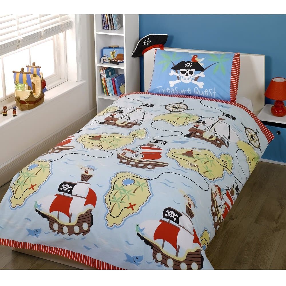 Rapport Home Treasure Quest Pirate Double Duvet Cover and Pillowcase Set