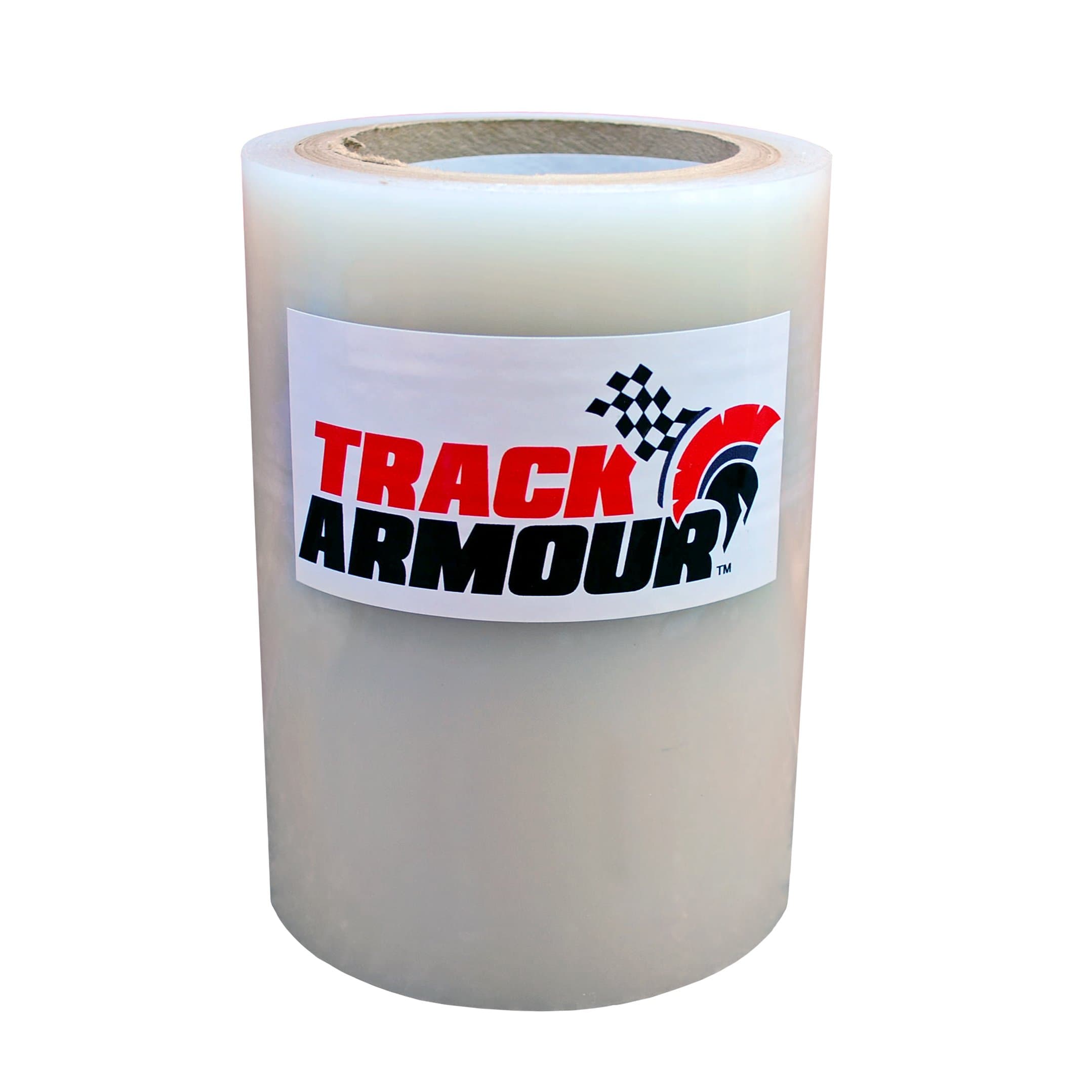 TRACK ARMOUR] 6" x 100' - Temporary Paint Protection Film for Car, Truck or Motorcycle. Clear Adhesive Film to Protect Paint, Clear Bra or Wrap for Track Days, Road Trips and Off-Roading