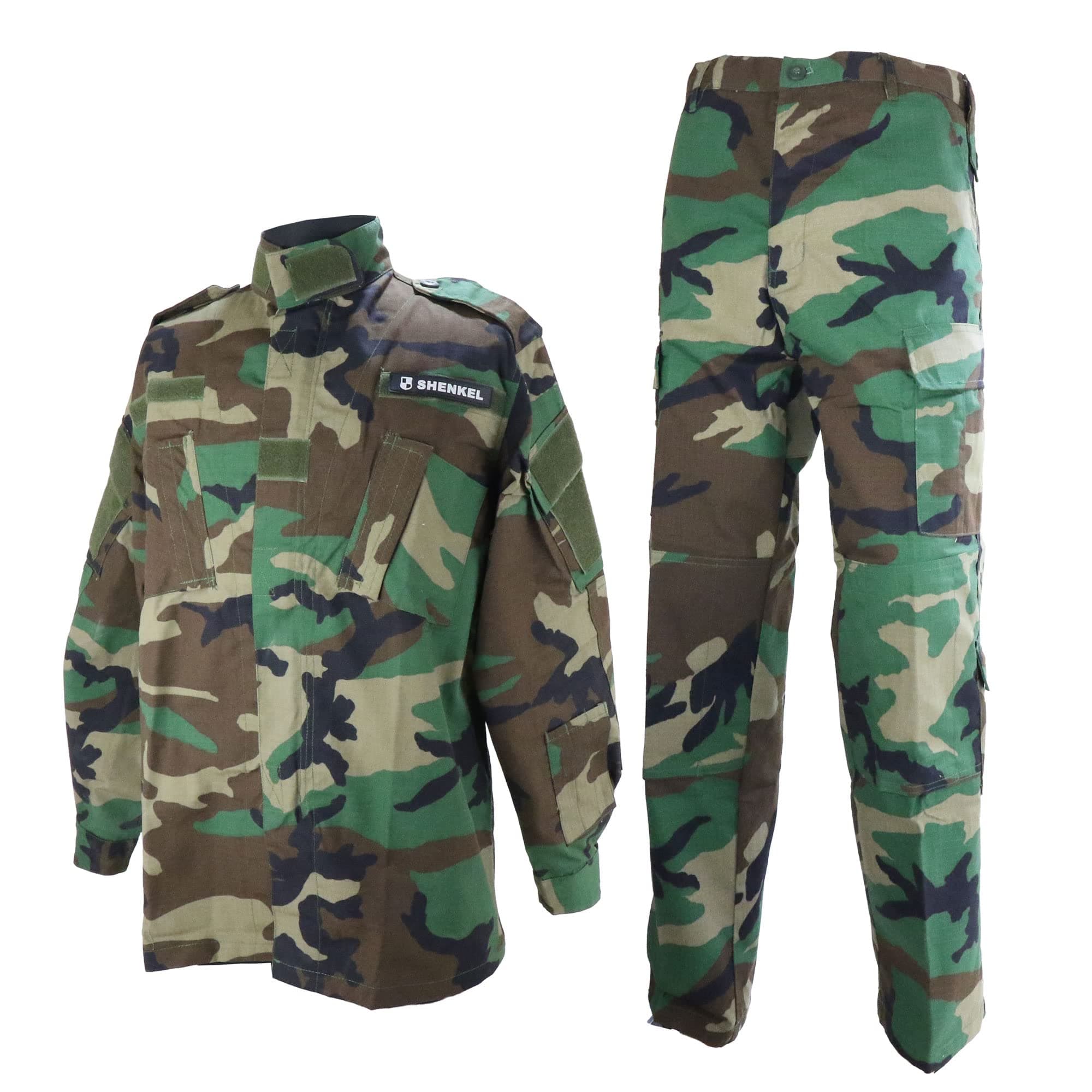 U.S. Army Woodland BDU camouflage combat uniform top and bottom set (Woodland) L (japan import)