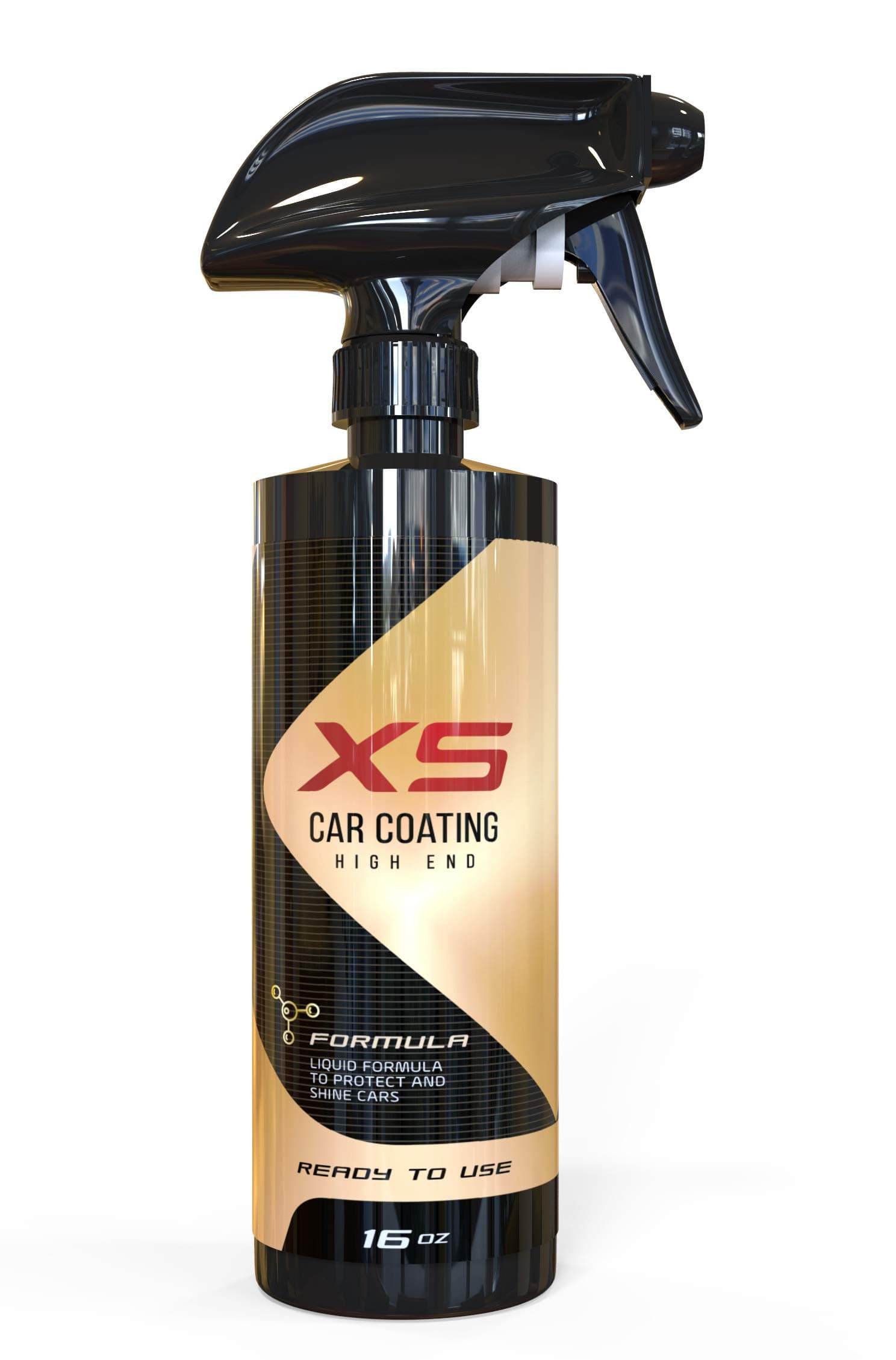 XSCOATING USA – Instant Car Care Sealant Spray Coating with Hydrophobic, Self-Cleaning Gloss Effect for All Surfaces, Protect Against Corrosion, UV, High Heat, Water Marks, Dirt – 16 Ounce for 2 Cars