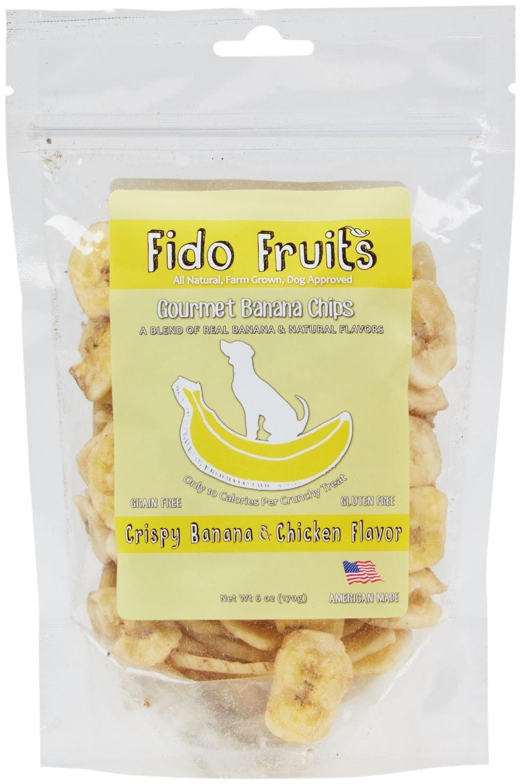 Fido Fruits Banana Chips - Chicken - 6 Oz