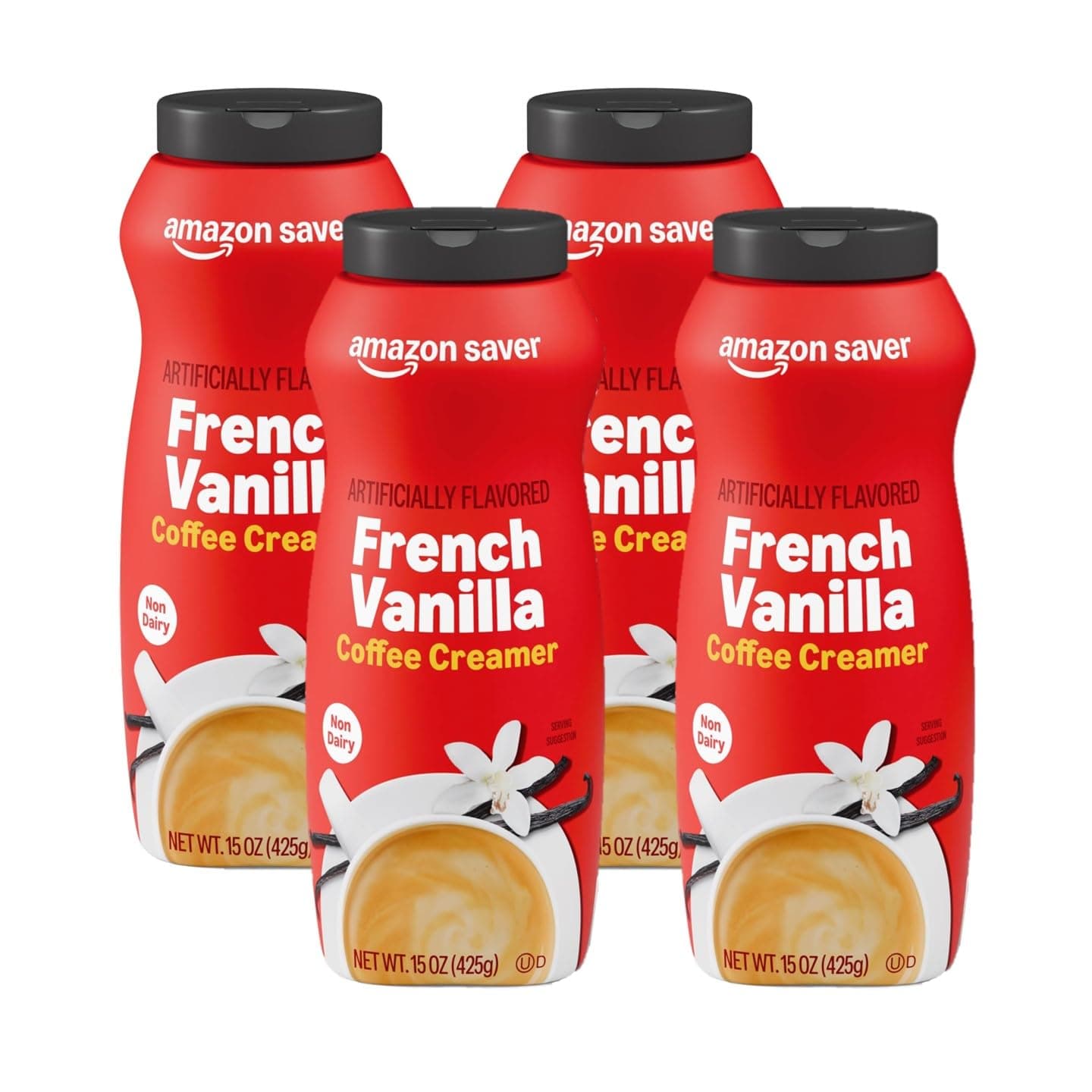 French Vanilla Powdered Coffee Creamer, 15 Oz (Previously Happy Belly, Packaging May Vary) (Pack of 4)