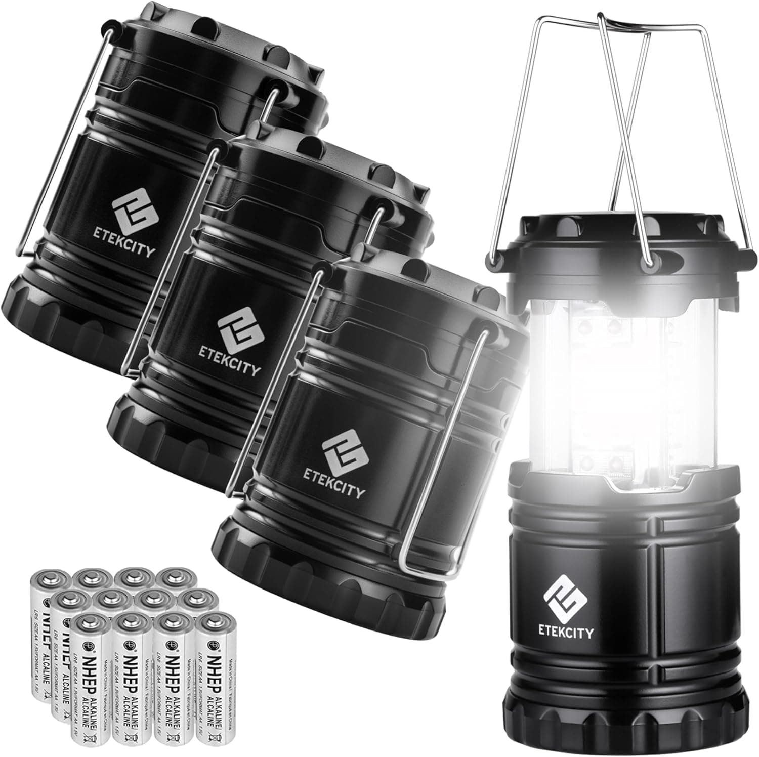 Etekcity Lantern Camping Lantern Battery Powered Lights for Power Outages